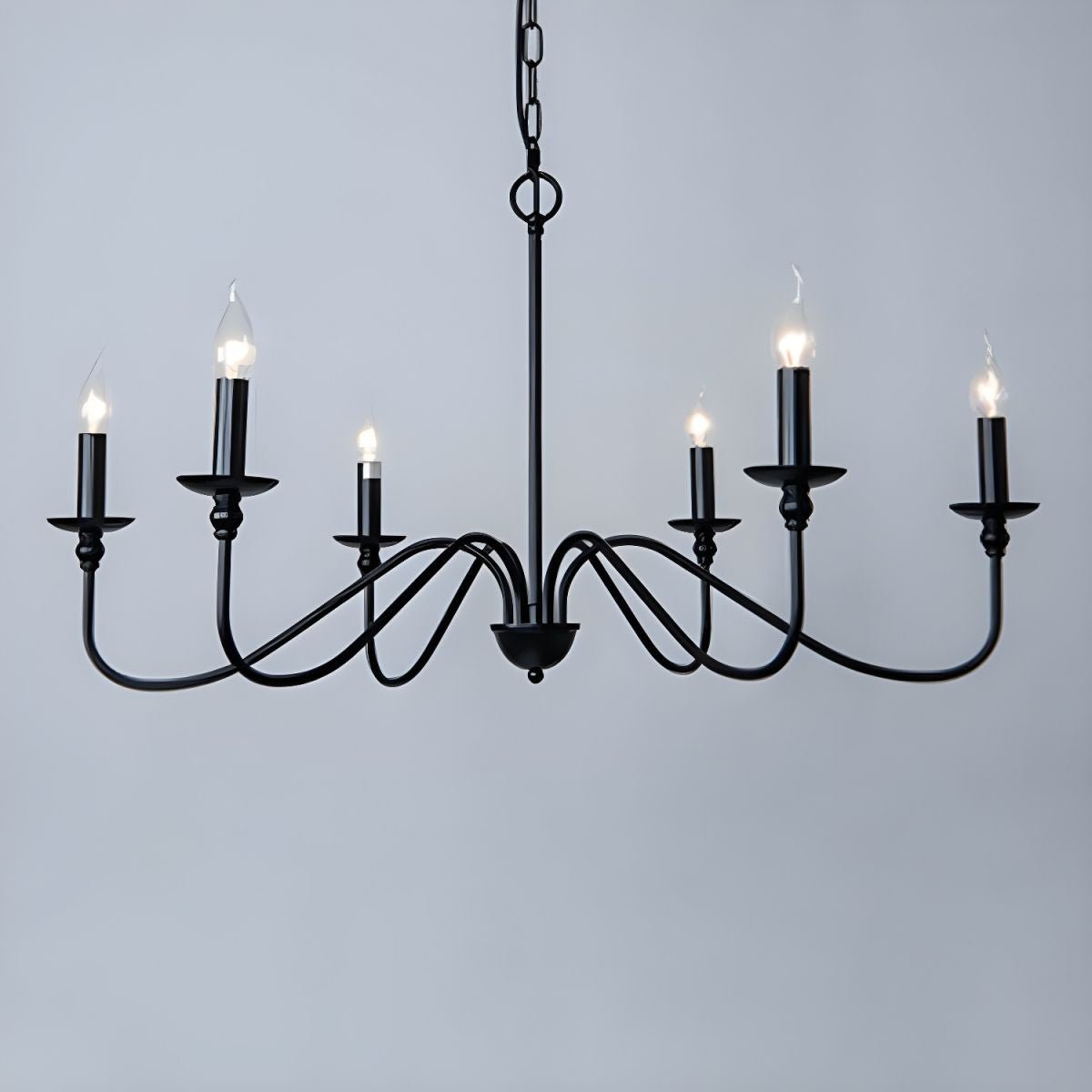 Timeless Gold Candle Chandelier - YIOSI