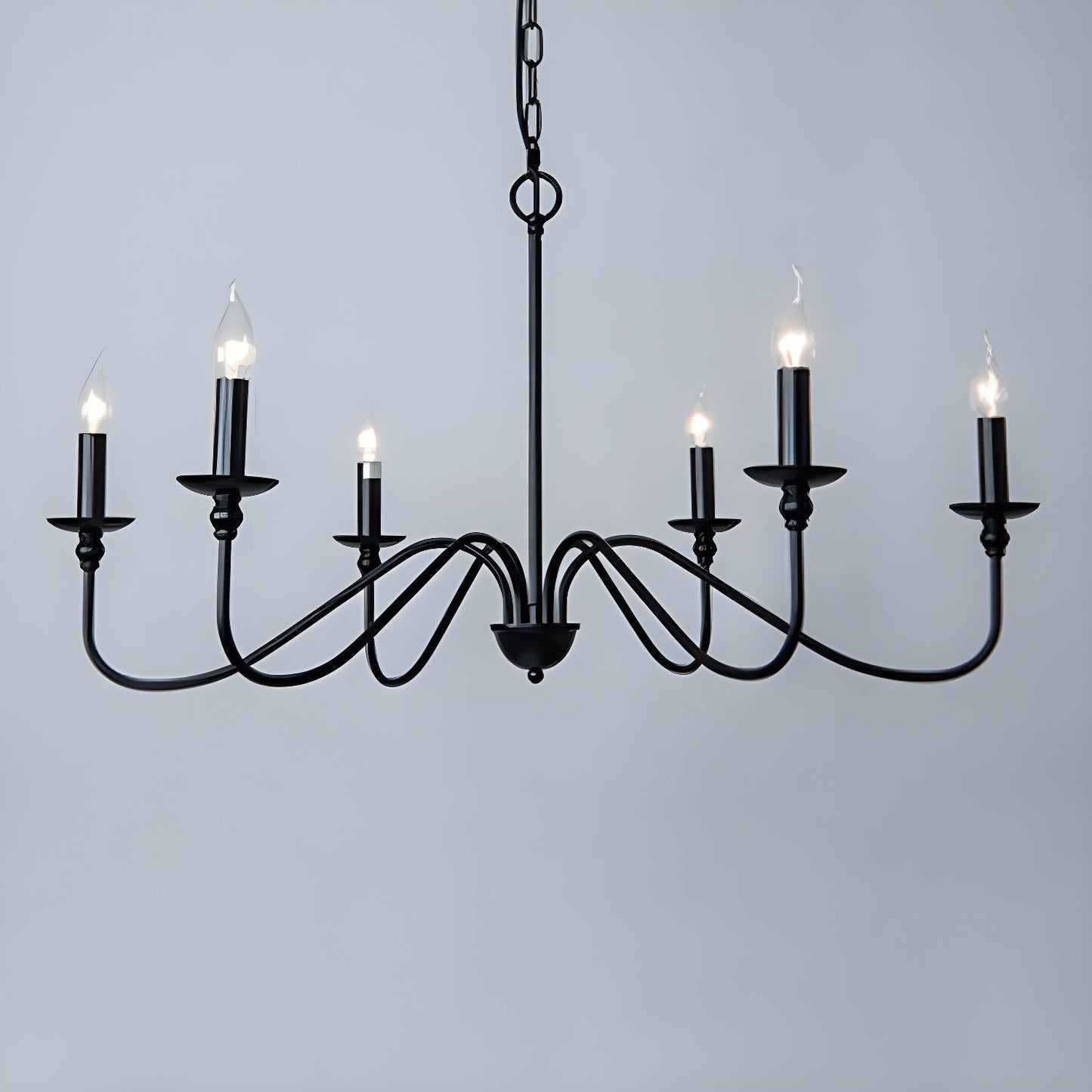 Timeless Gold Candle Chandelier - YIOSI