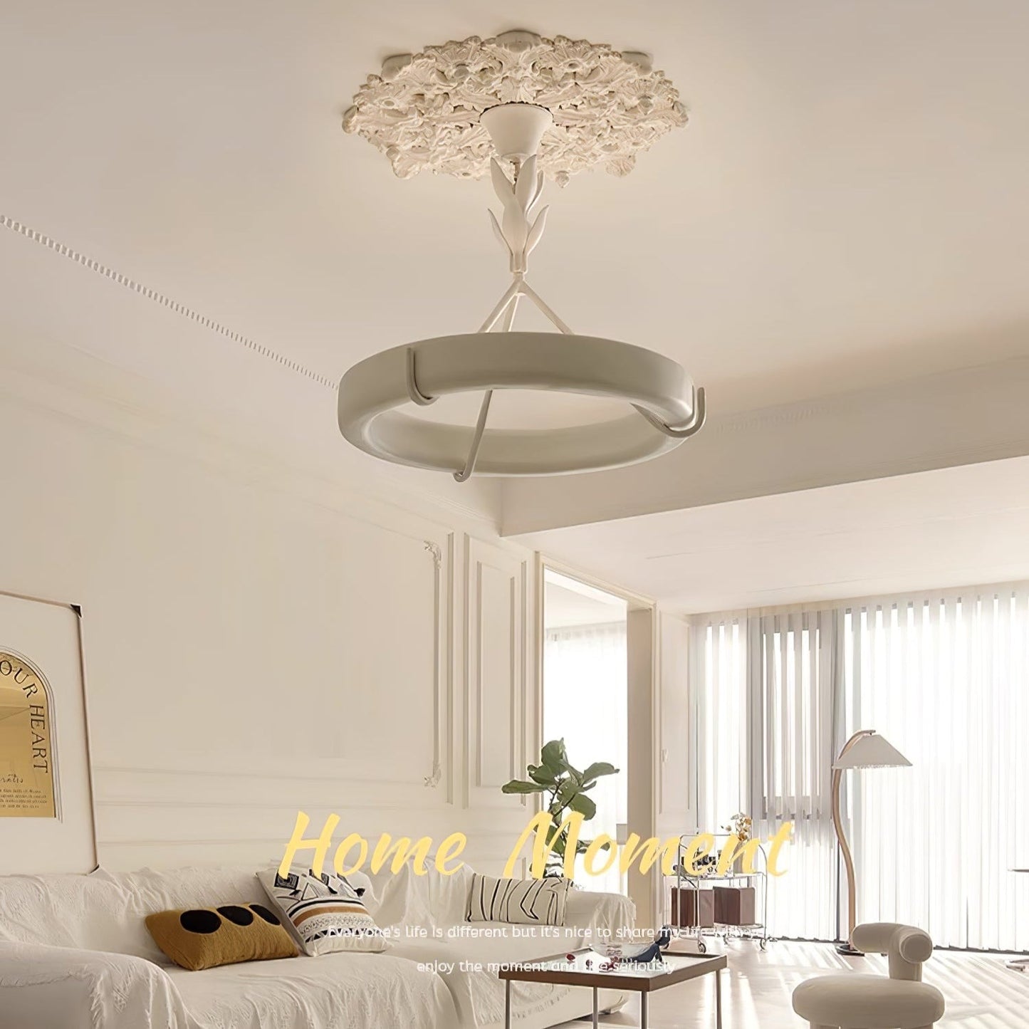 Tinsley Plaster Chandelier - YIOSI