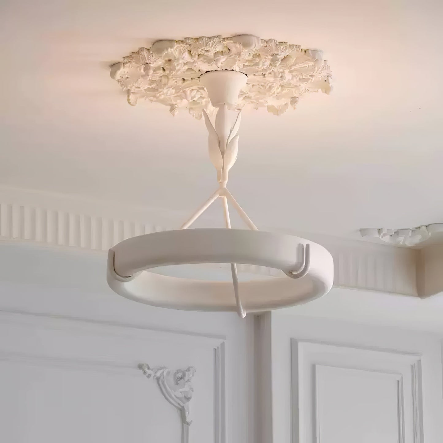 Tinsley Plaster Chandelier - YIOSI