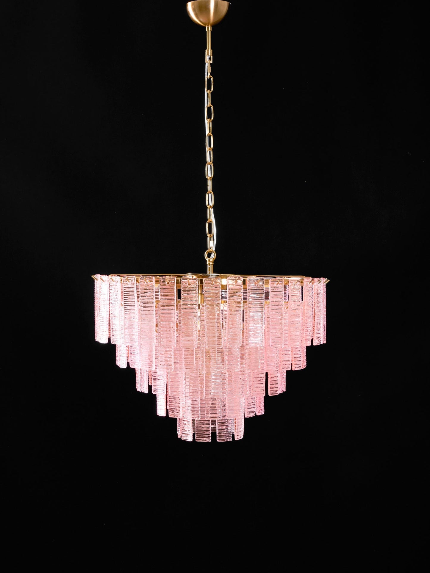 Opalora Pink Murano Chandelier - YIOSI