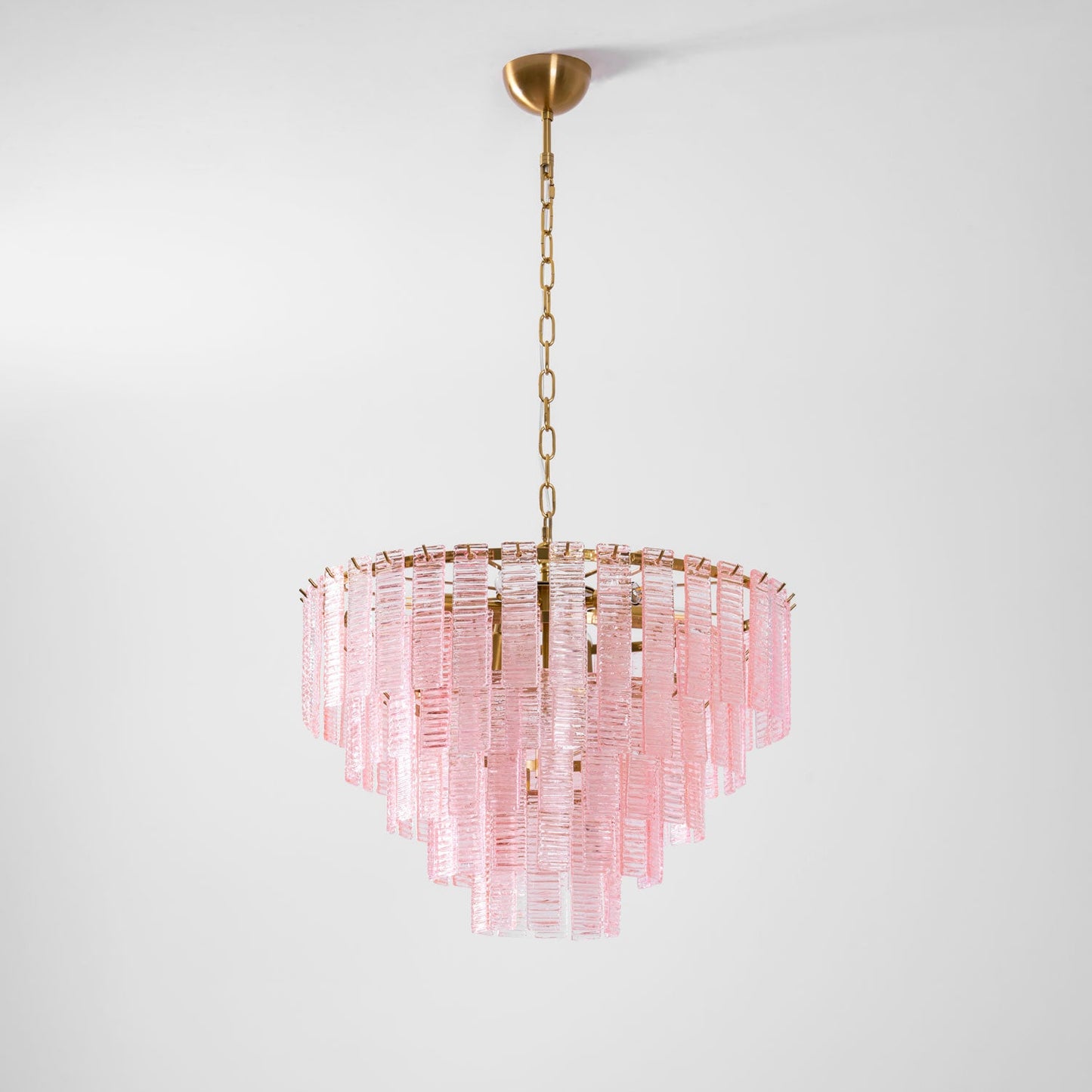 Opalora Pink Murano Chandelier - YIOSI