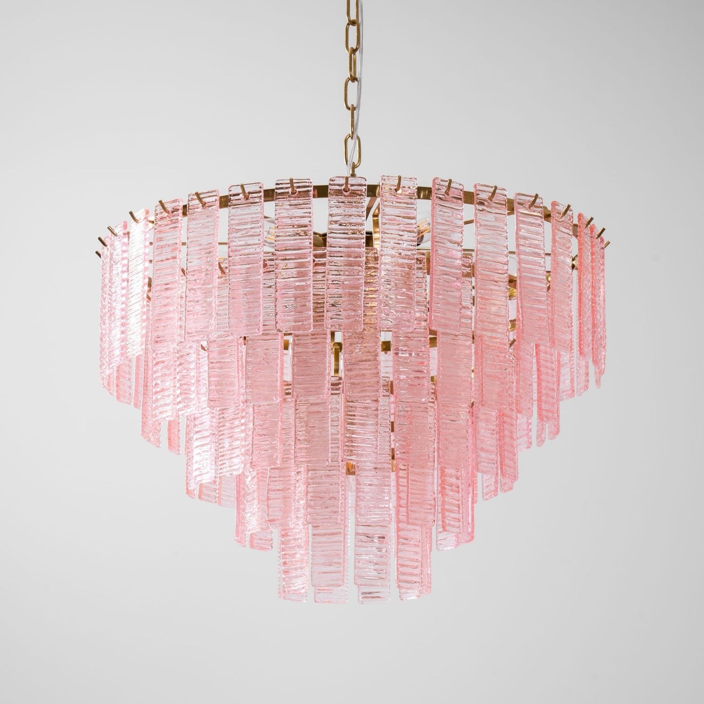 Opalora Pink Murano Chandelier - YIOSI