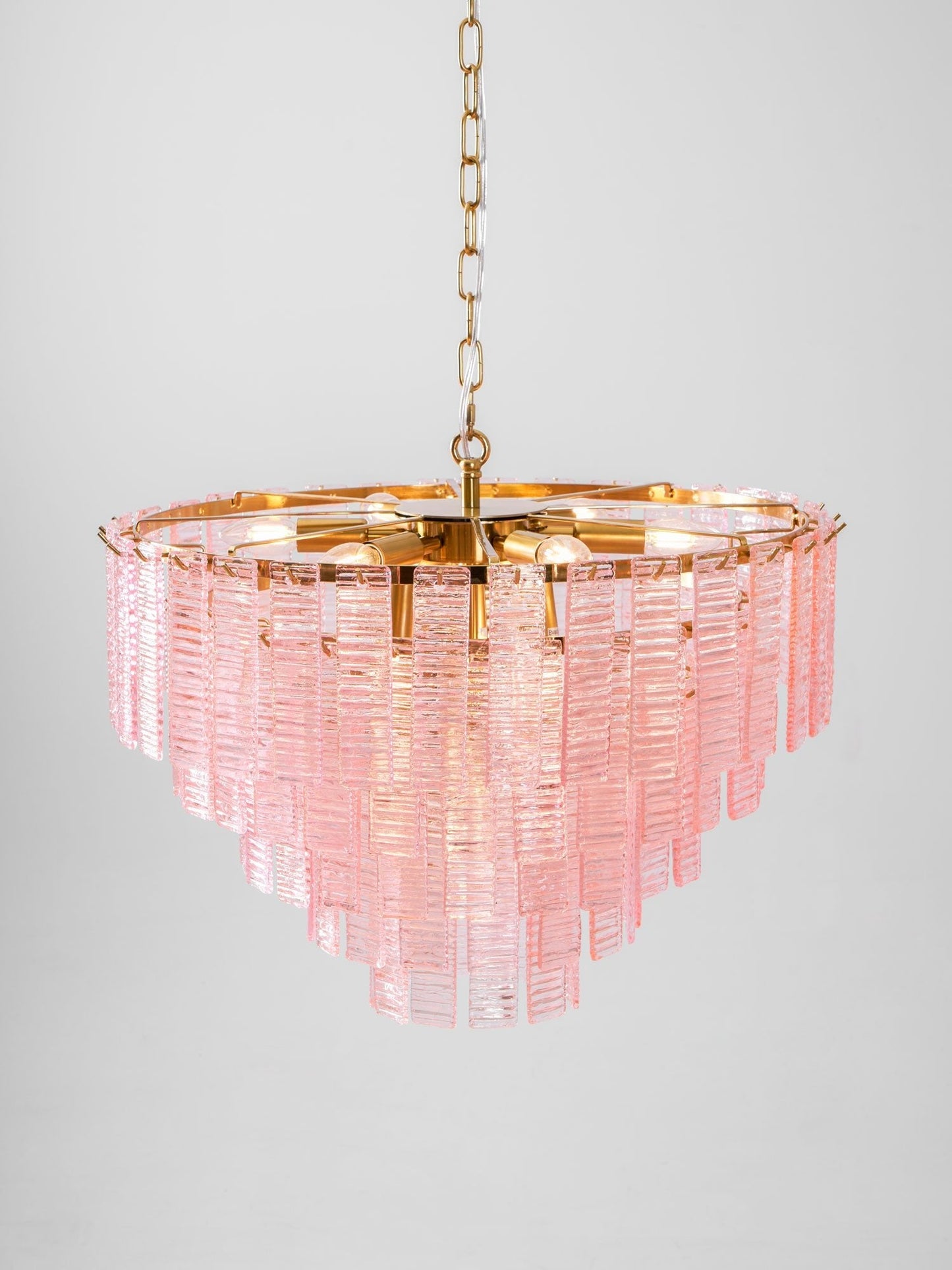 Opalora Pink Murano Chandelier - YIOSI
