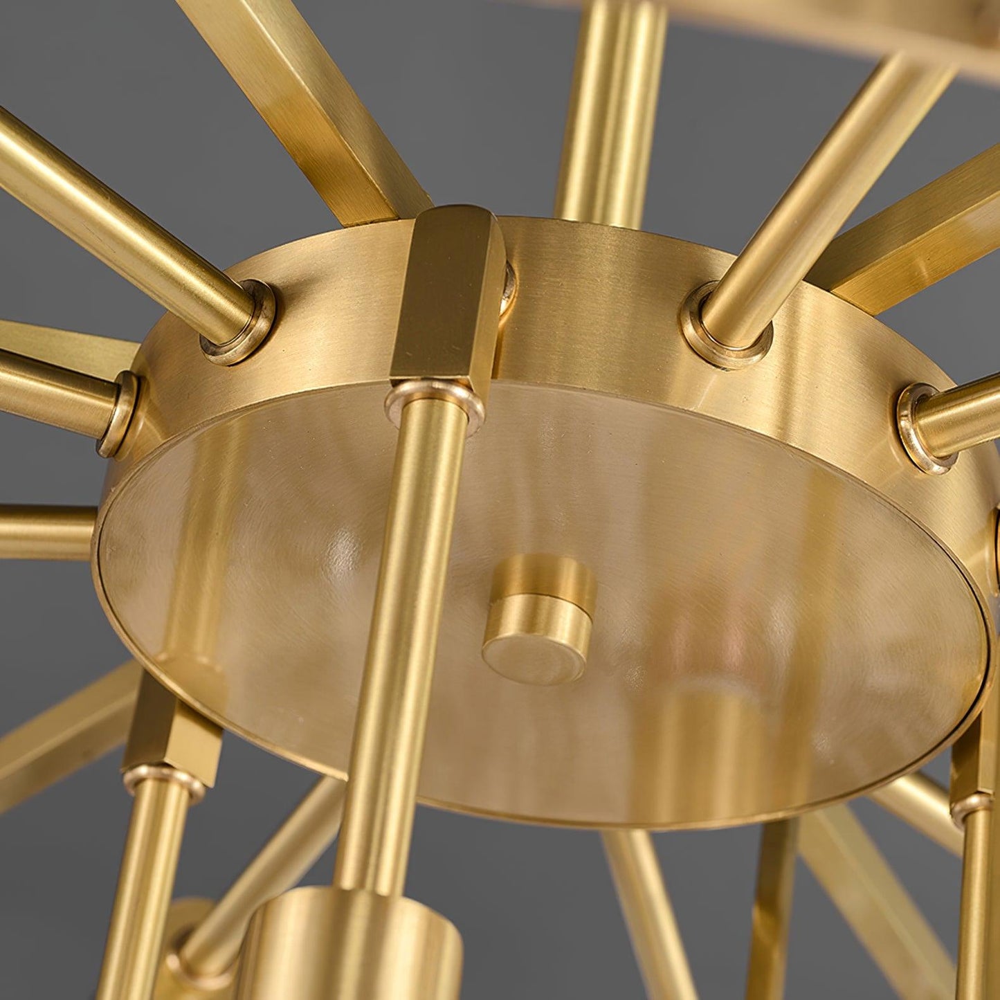 Traditional Classic Metal Glass Chandelier - YIOSI