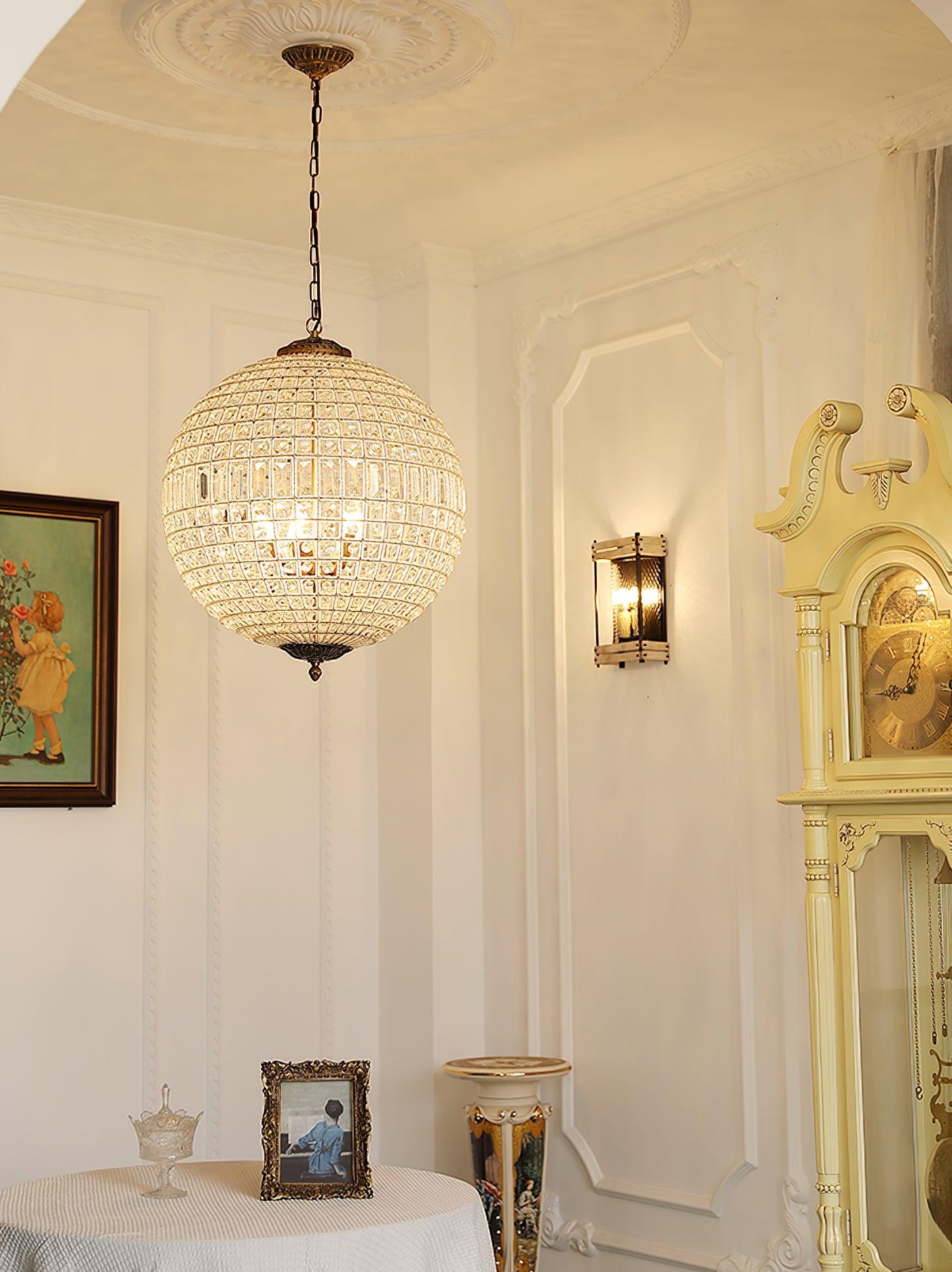 Traditional Gold Globe Chandelier - YIOSI