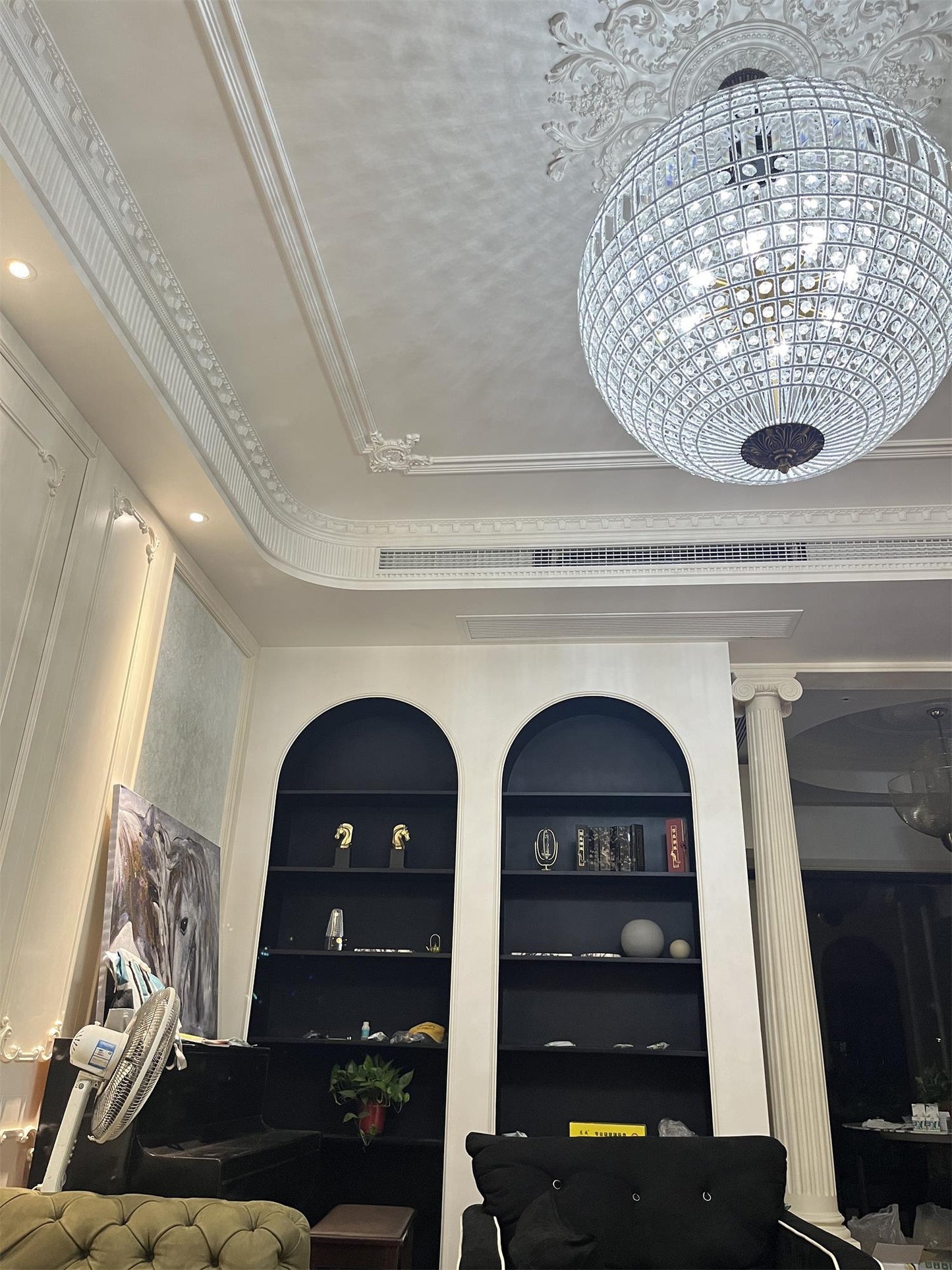 Traditional Gold Globe Chandelier - YIOSI