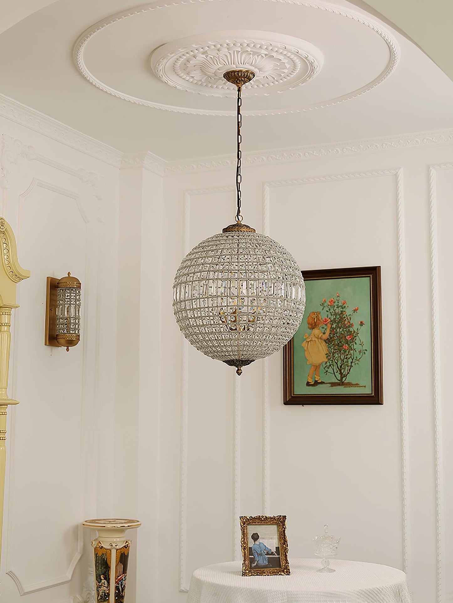 Traditional Gold Globe Chandelier - YIOSI