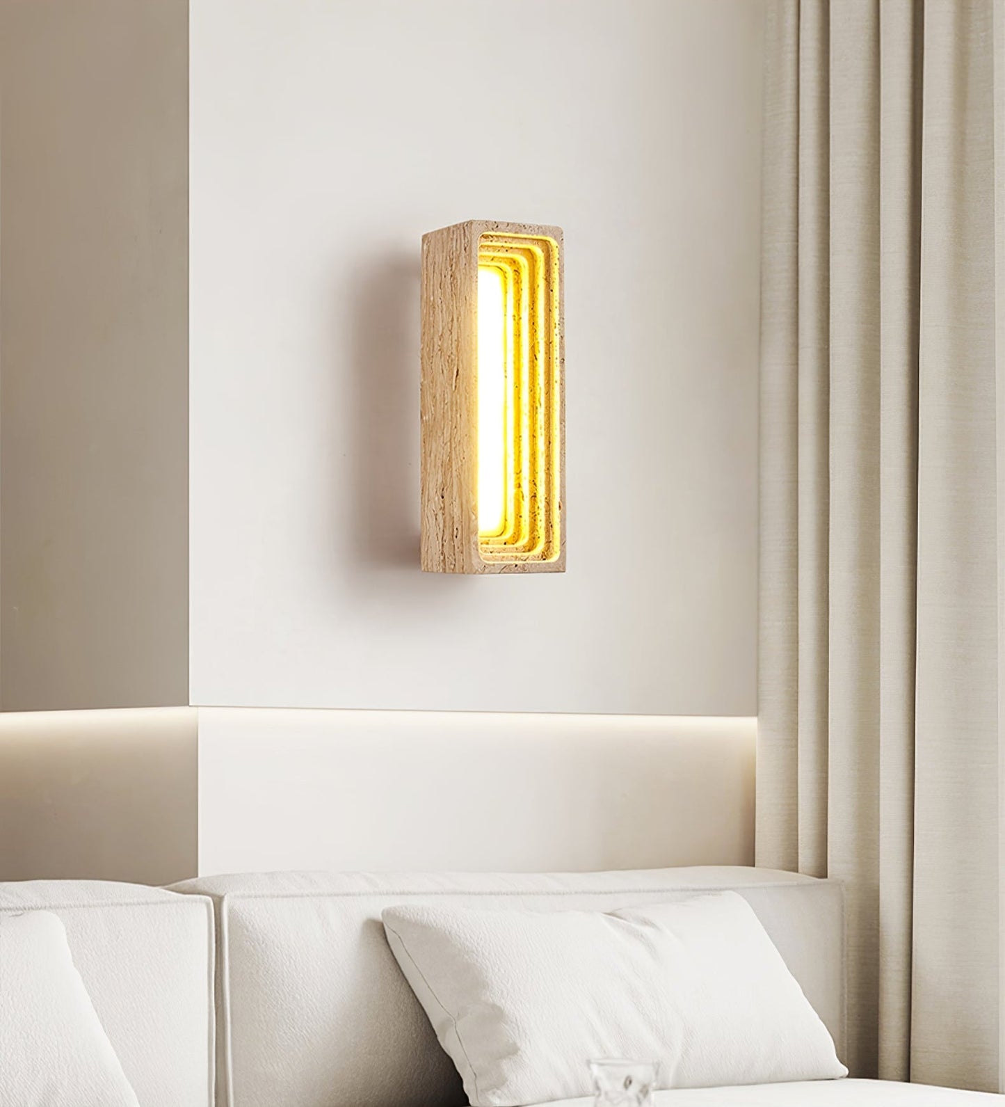 Canyon Travertine Wall Sconce - YIOSI