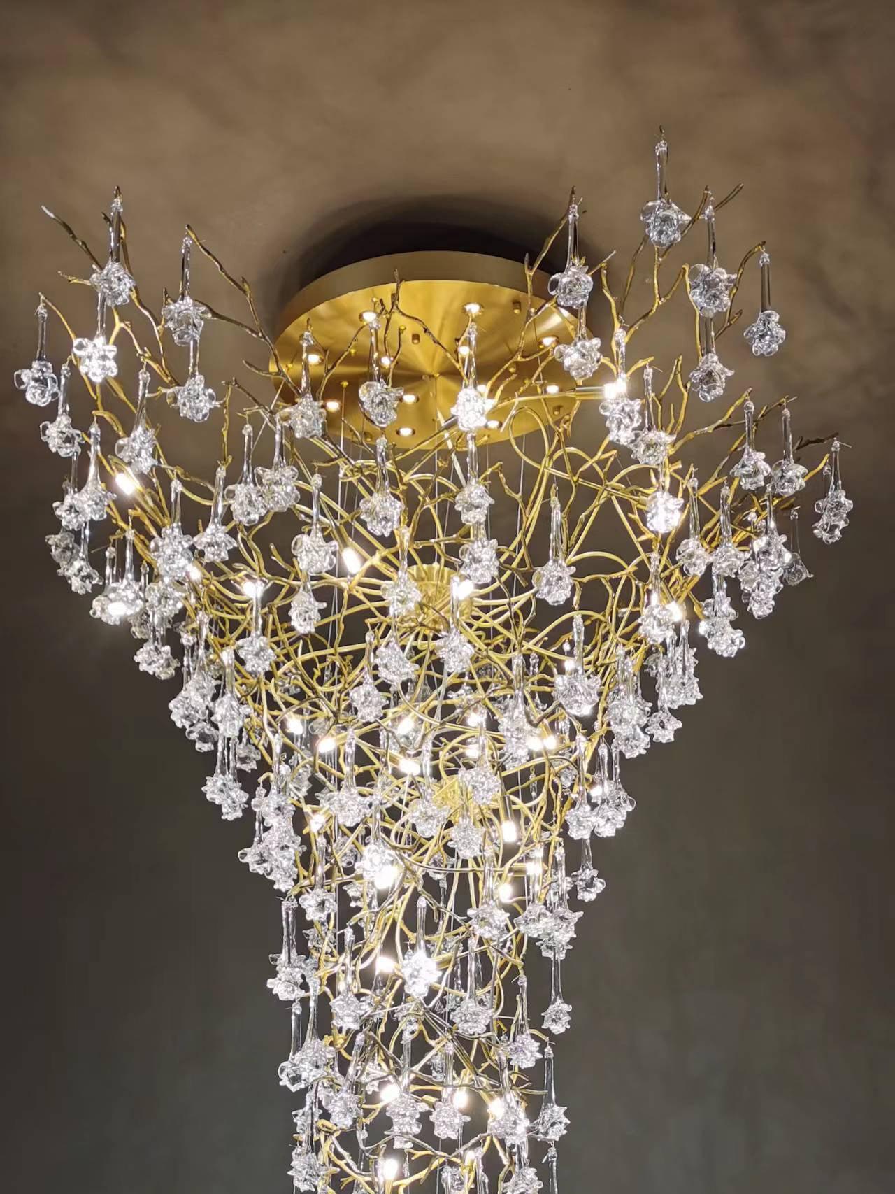 Tree Branch Staircase Chandelier - YIOSI