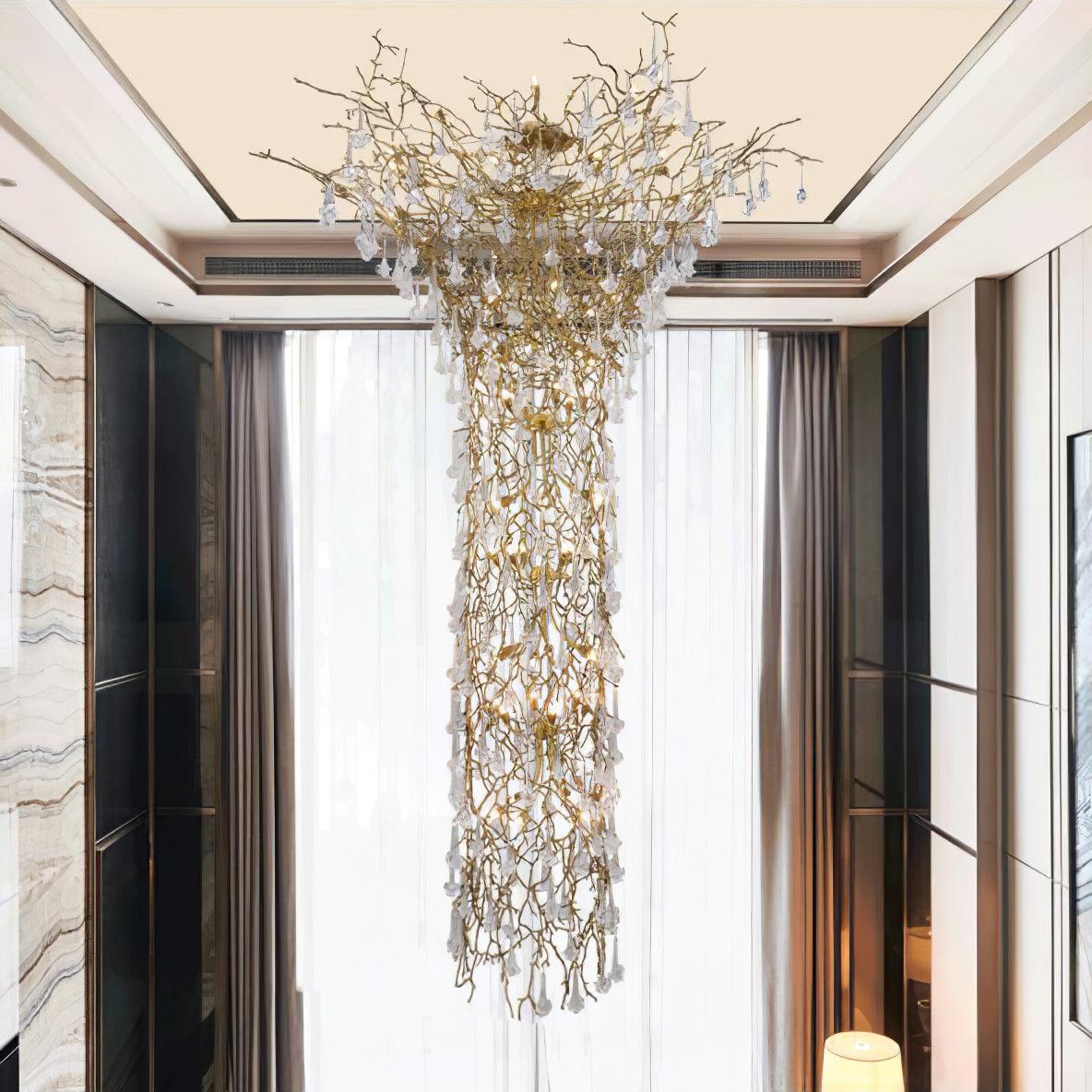 Tree Branch Staircase Chandelier - YIOSI