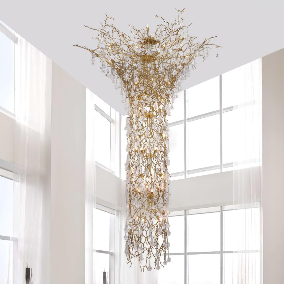Tree Branch Staircase Chandelier - YIOSI