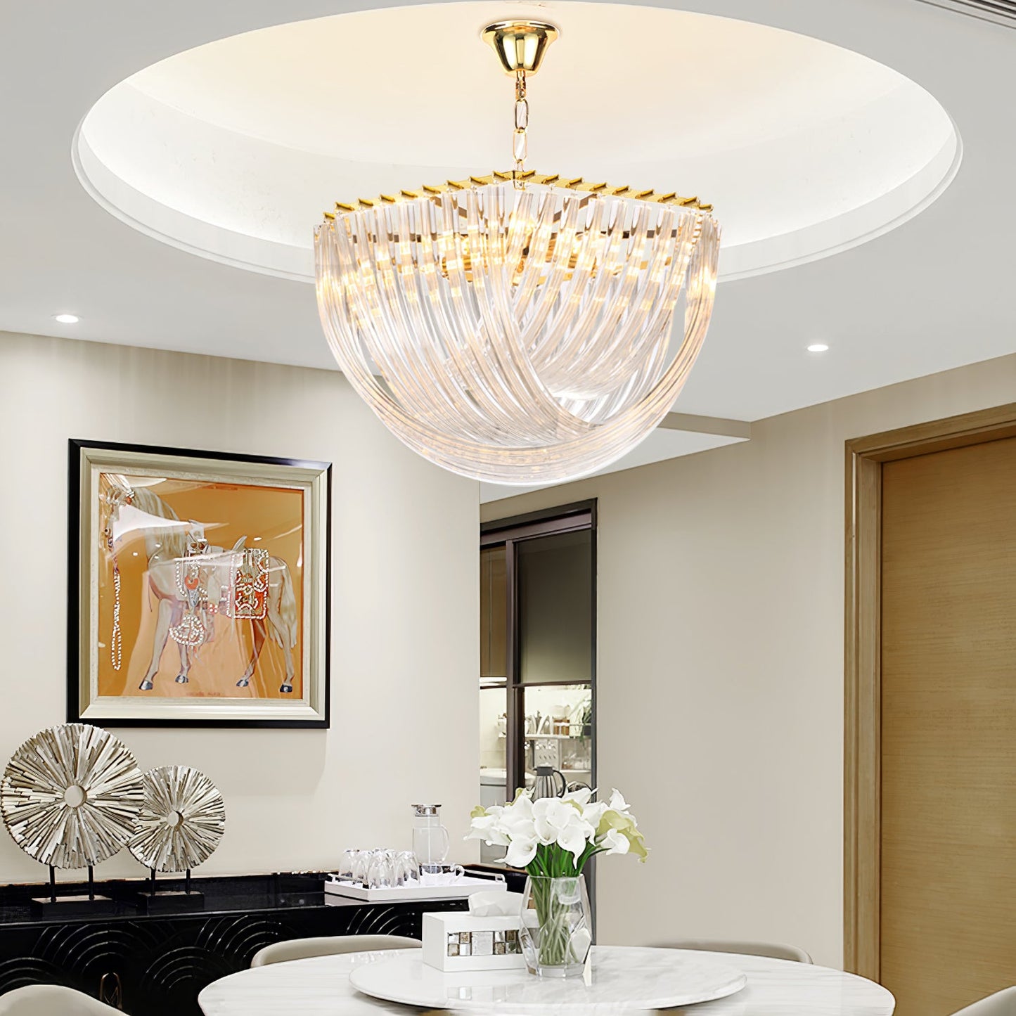 Trevi Murano Chandelier - YIOSI