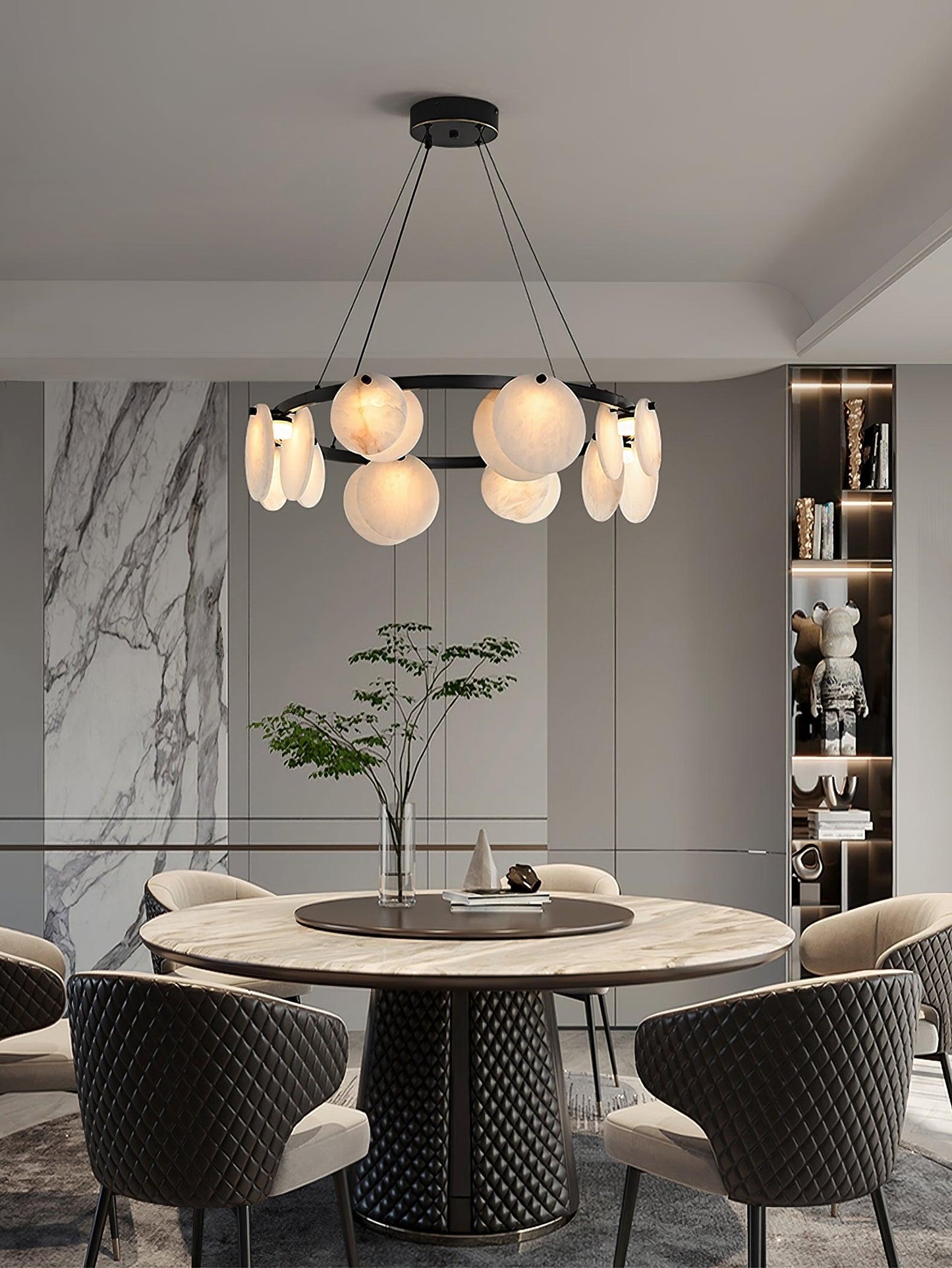 Trinidad Alabaster Chandelier - YIOSI