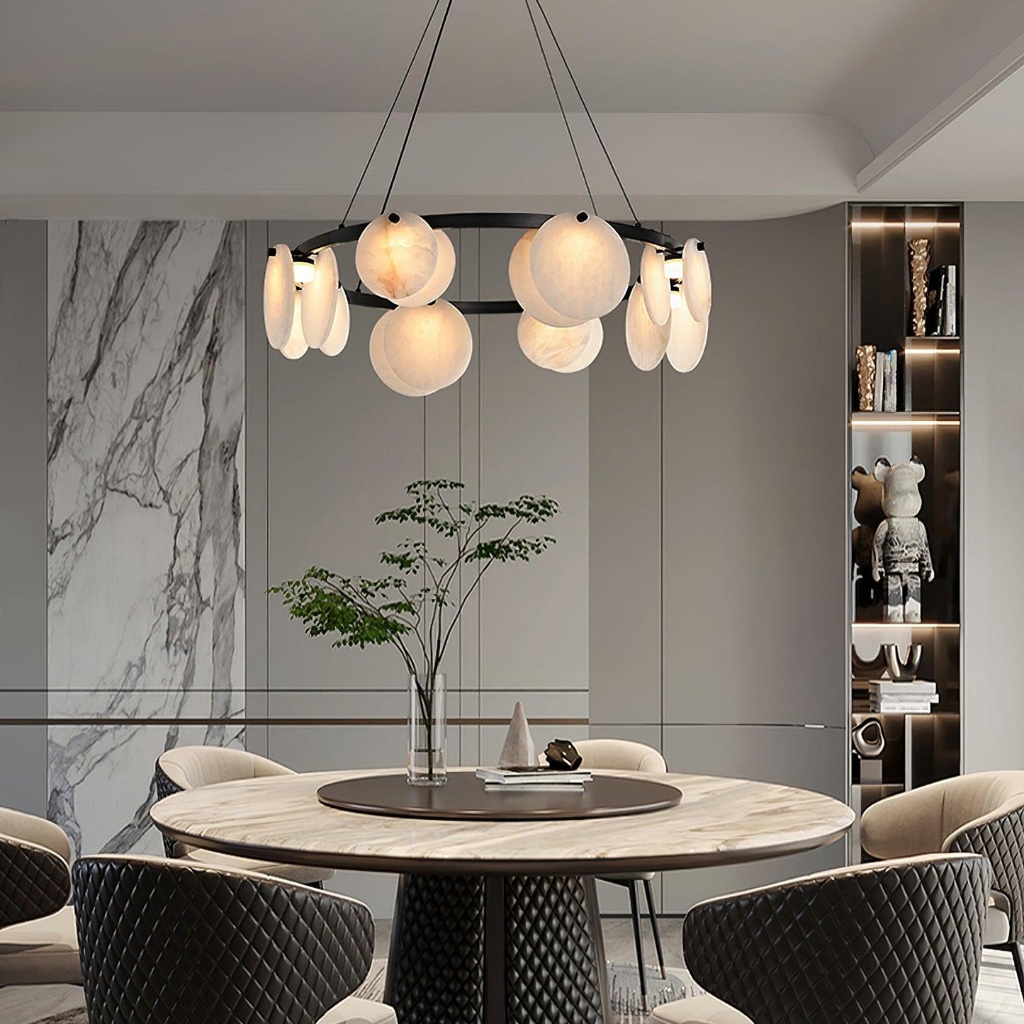 Trinidad Alabaster Chandelier - YIOSI