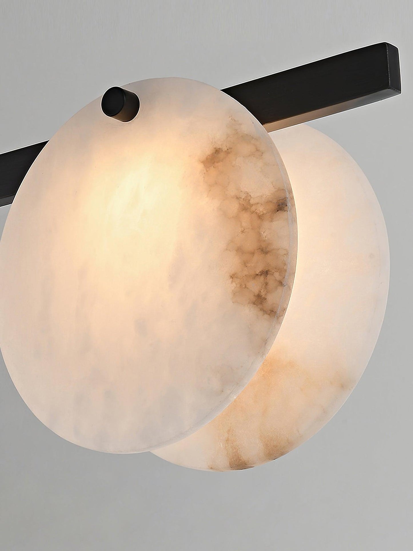 Trinidad Alabaster Brass & White Snowflake Dining Chandelier