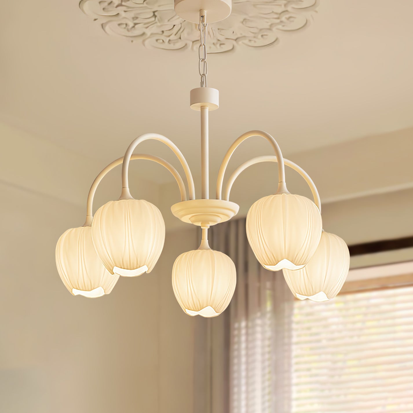 Tulip Matcha Chandelier - YIOSI