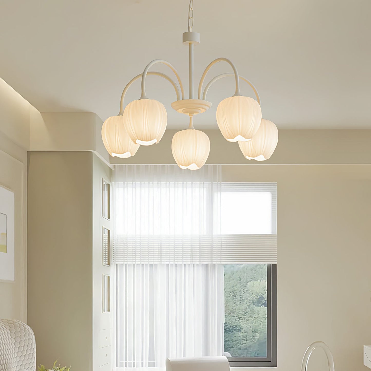 Tulip Matcha Chandelier - YIOSI