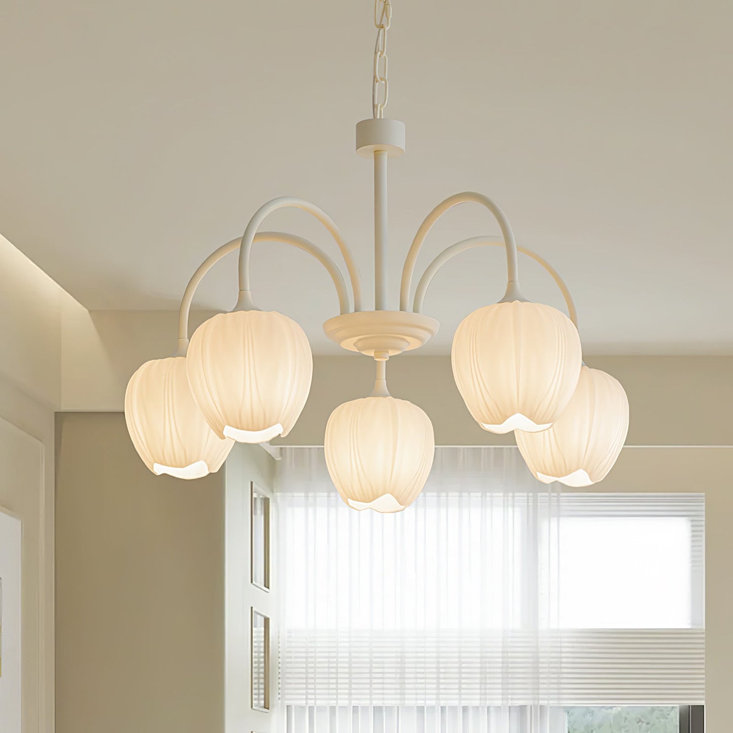 Tulip Matcha Chandelier - YIOSI