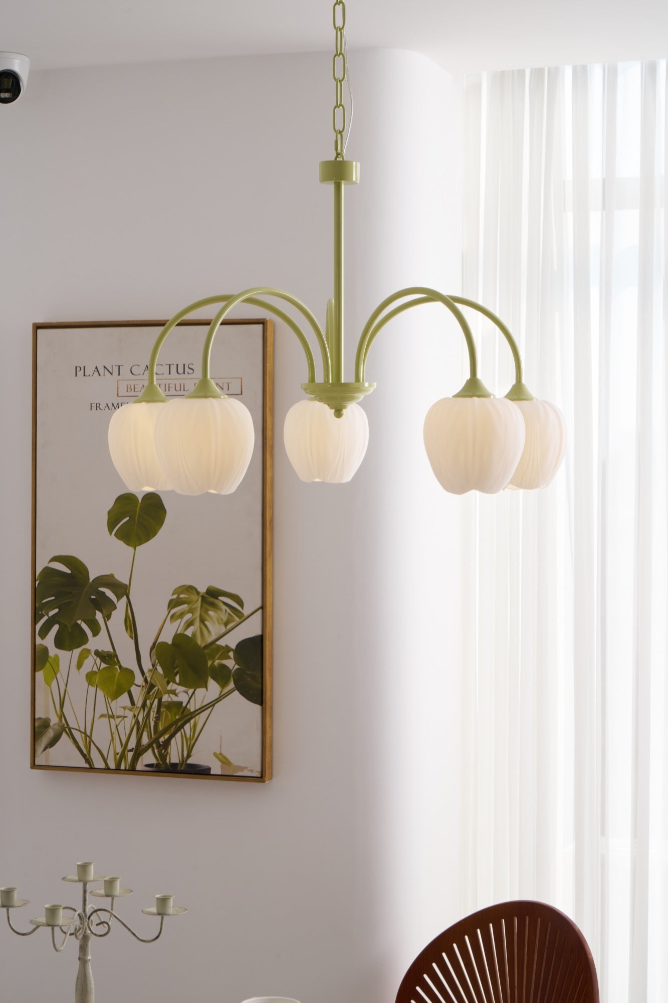 Tulip Matcha Chandelier - YIOSI