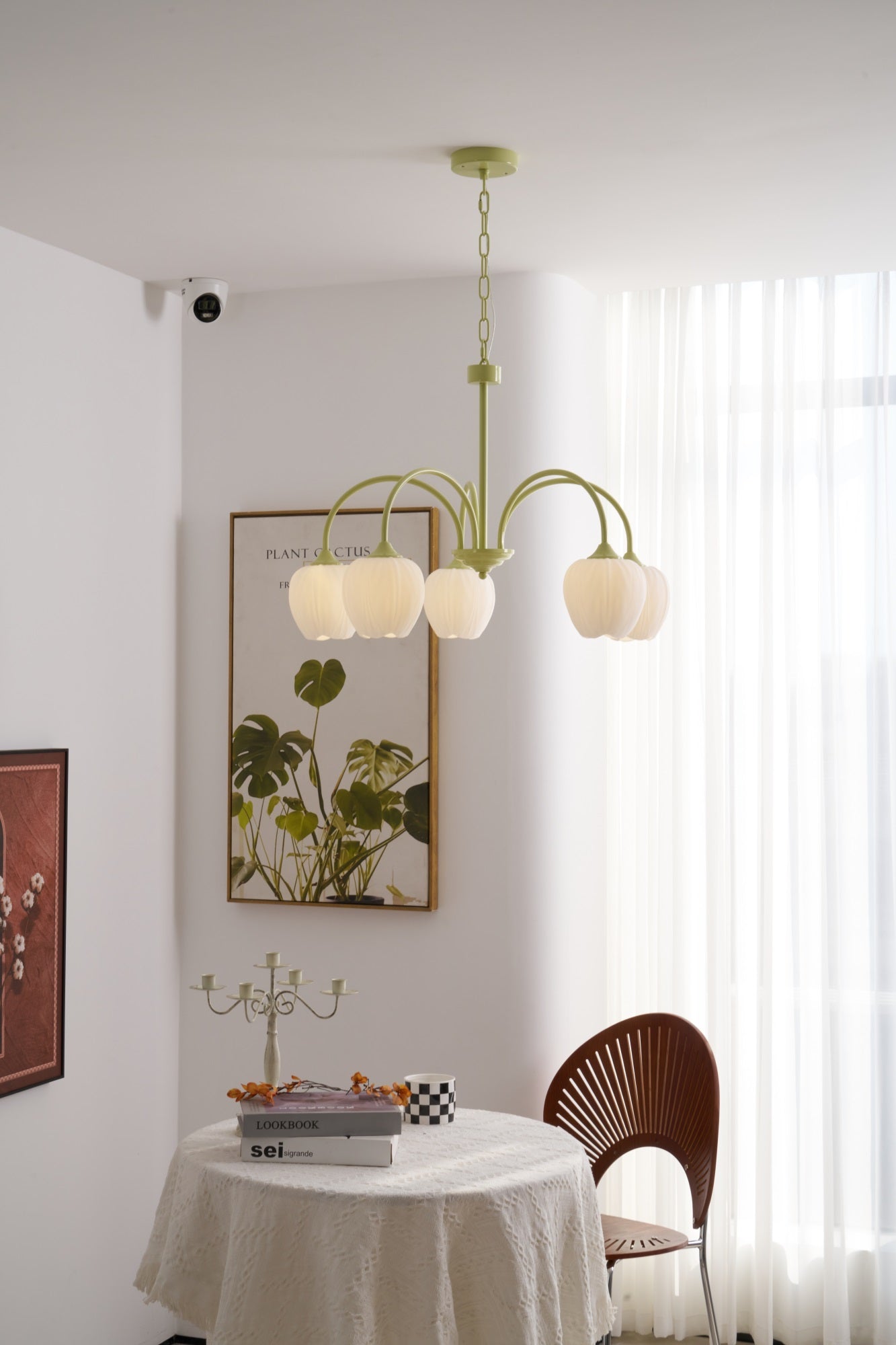 Tulip Matcha Chandelier - YIOSI