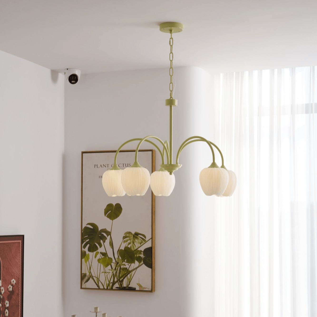 Tulip Matcha Chandelier - YIOSI
