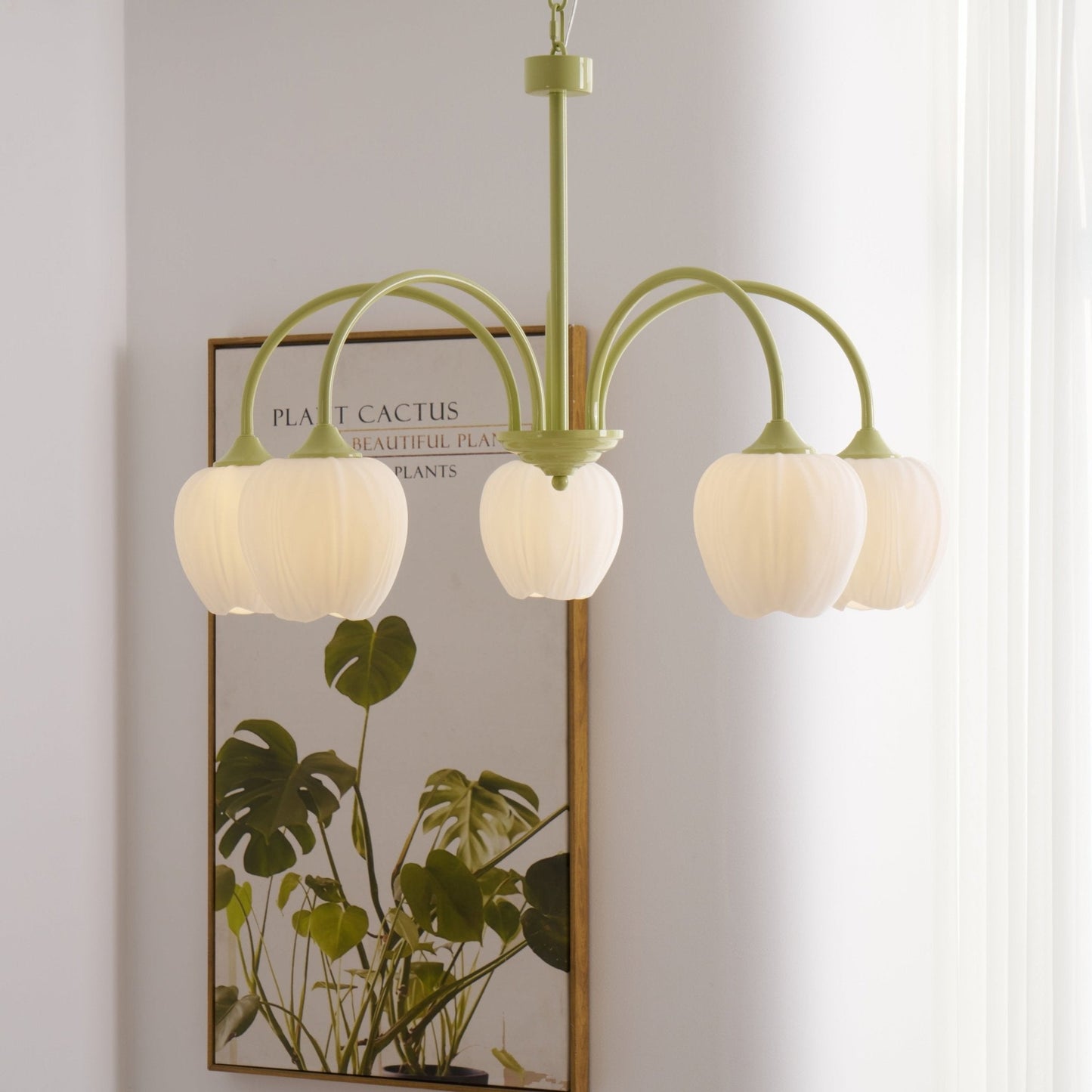 Tulip Matcha Chandelier - YIOSI