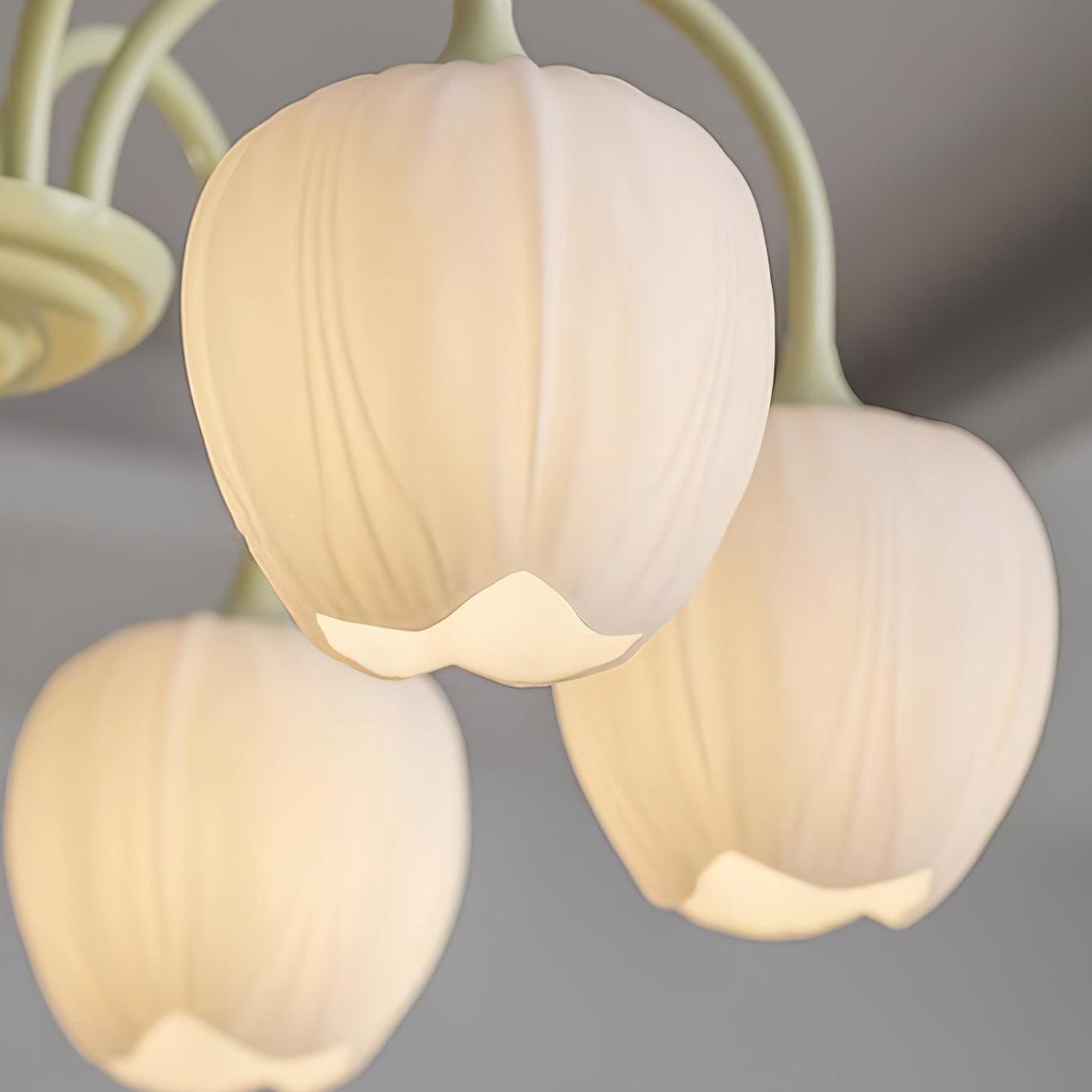 Tulip Matcha Chandelier - YIOSI