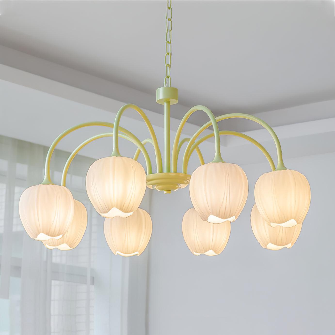 Tulip Matcha Chandelier - YIOSI