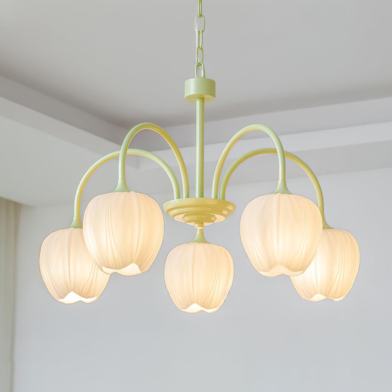 Tulip Matcha Chandelier - YIOSI