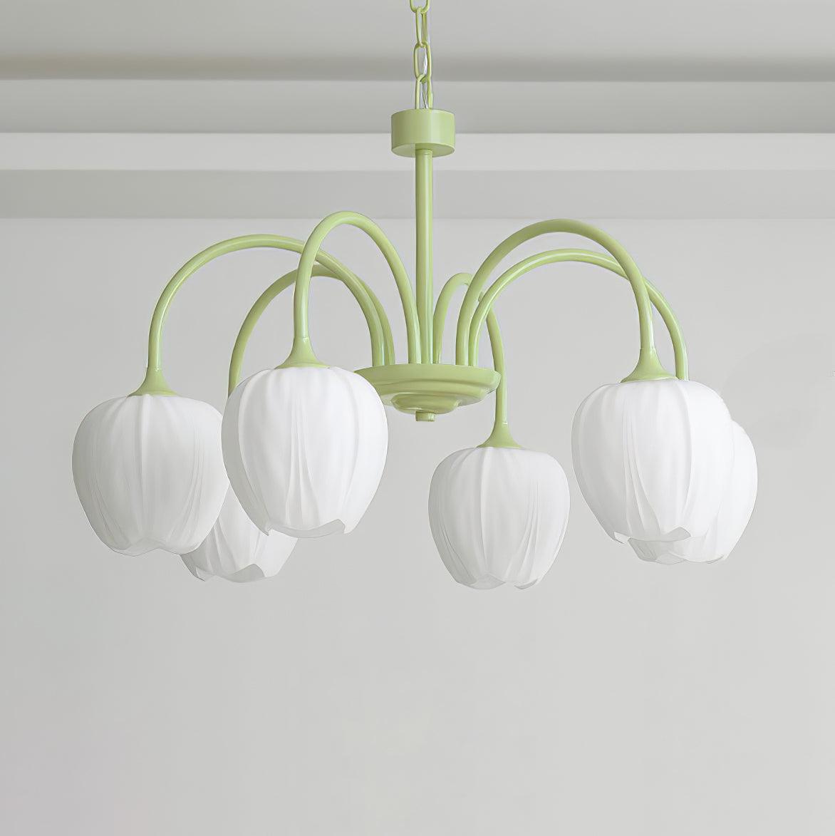 Tulip Matcha Chandelier - YIOSI