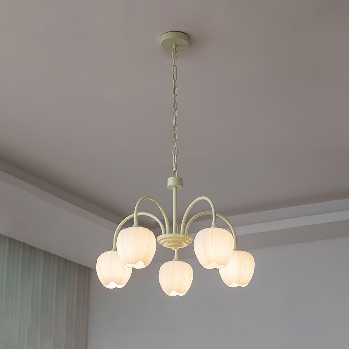 Tulip Matcha Chandelier - YIOSI