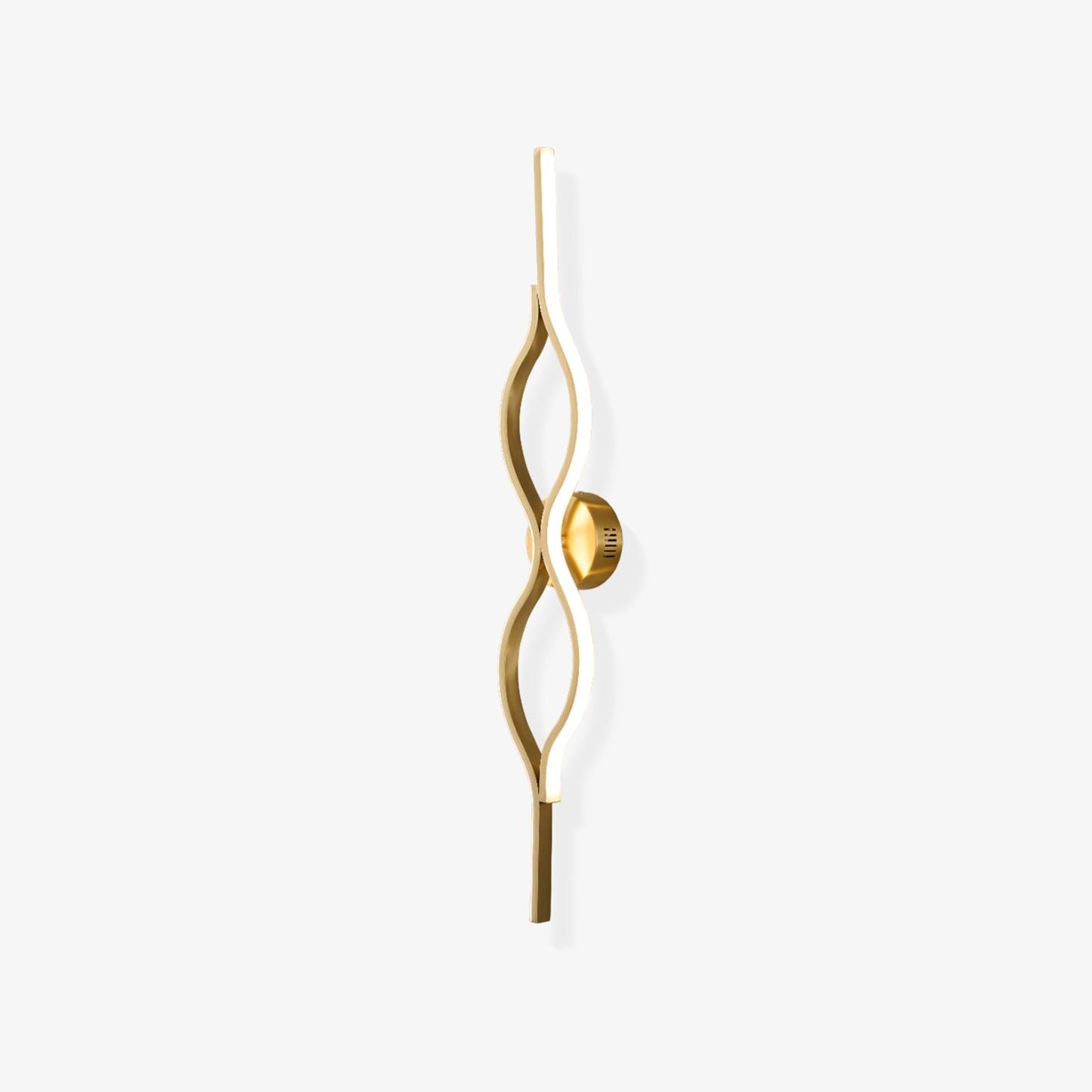 Twist Brass Wall Light - YIOSI