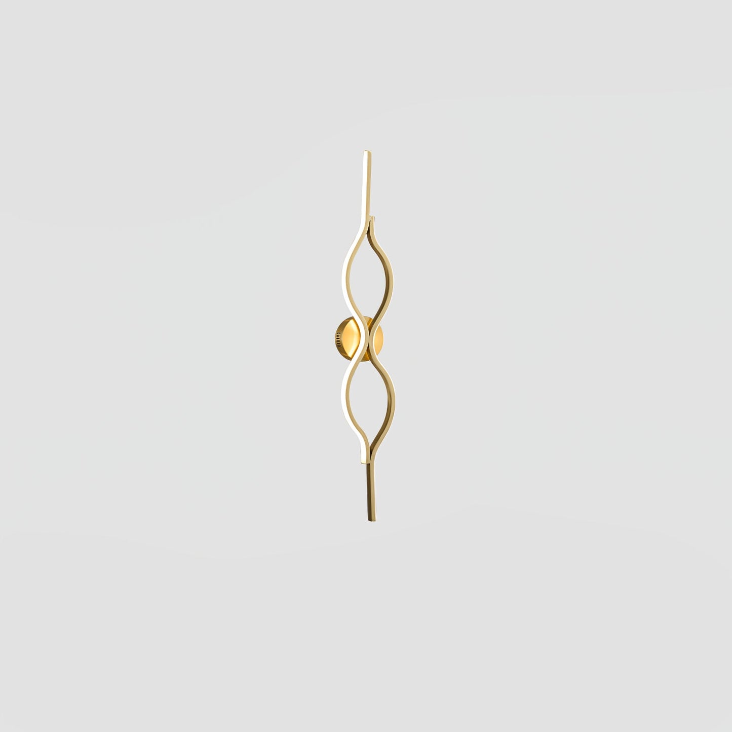 Twist Brass Wall Light - YIOSI