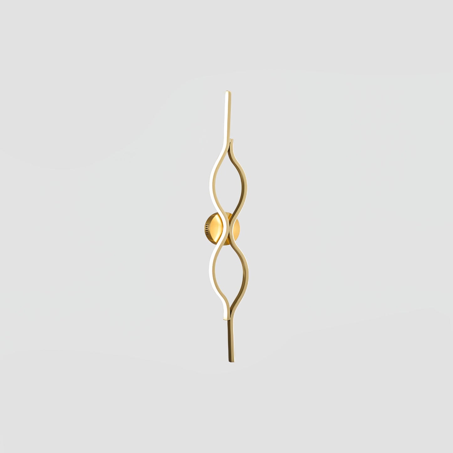 Twist Brass Wall Light - YIOSI