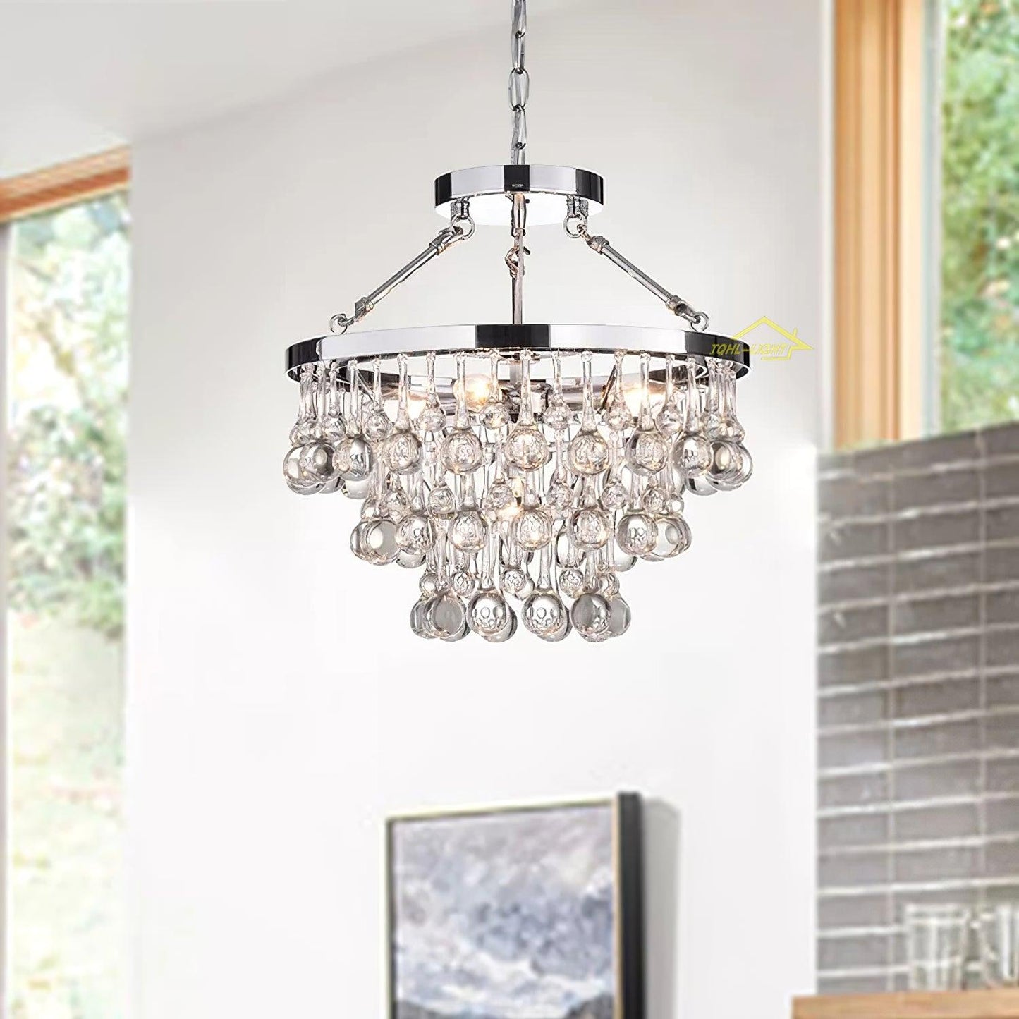 Unique Tiered Crystal Chandelier - YIOSI