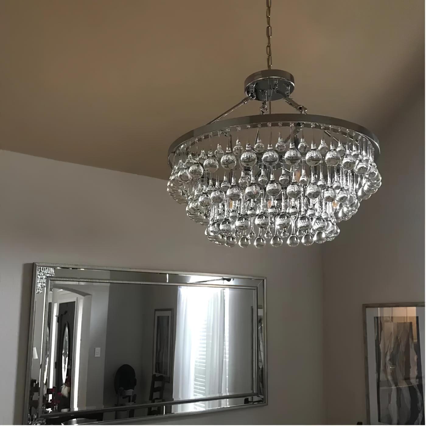 Unique Tiered Crystal Chandelier - YIOSI