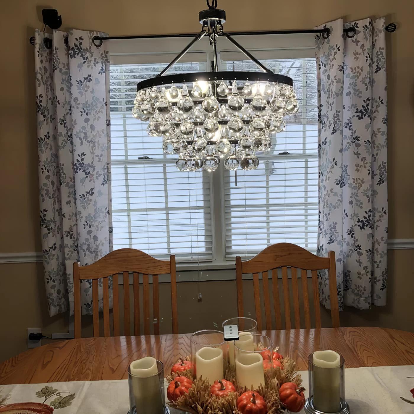 Unique Tiered Crystal Chandelier - YIOSI