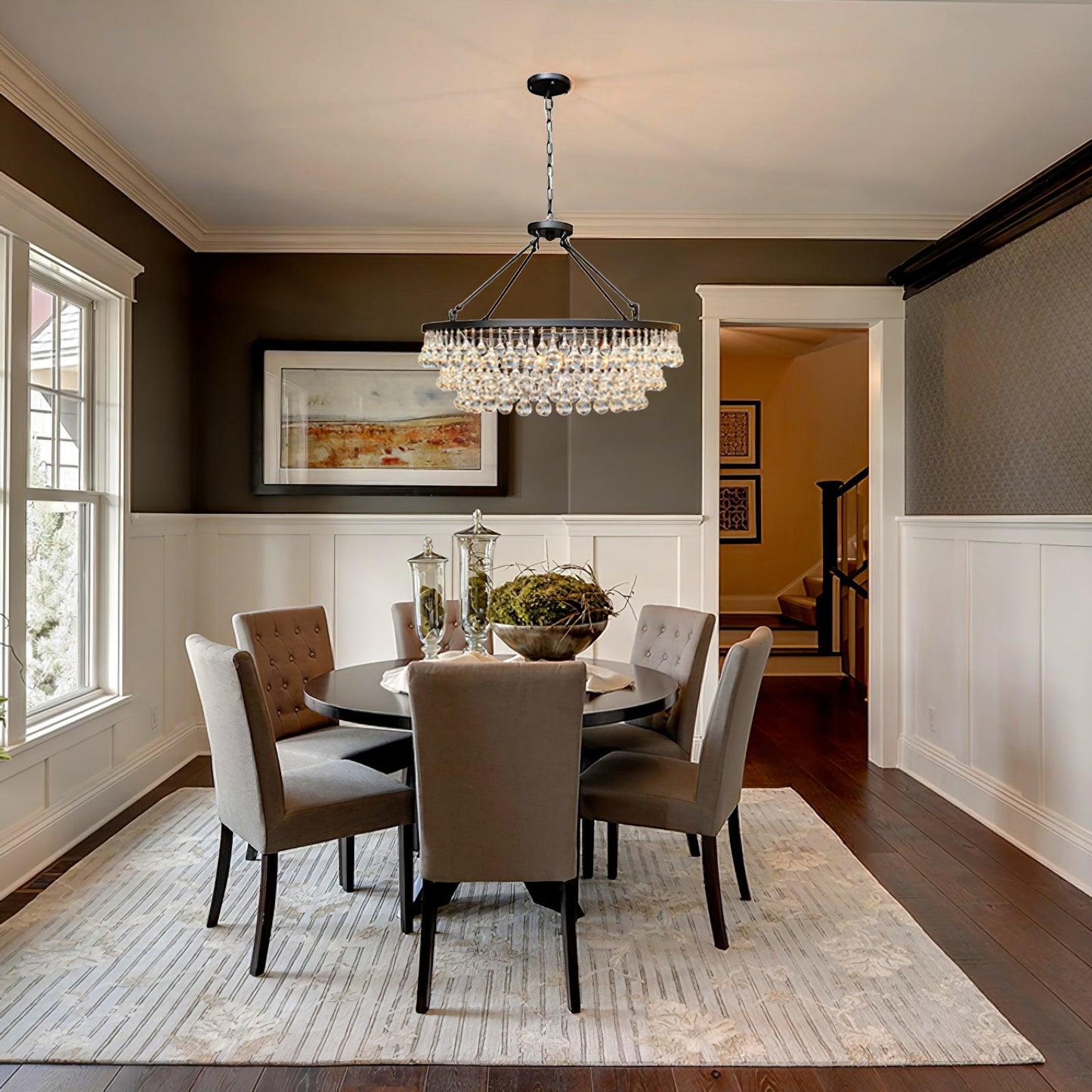 Unique Tiered Crystal Chandelier - YIOSI