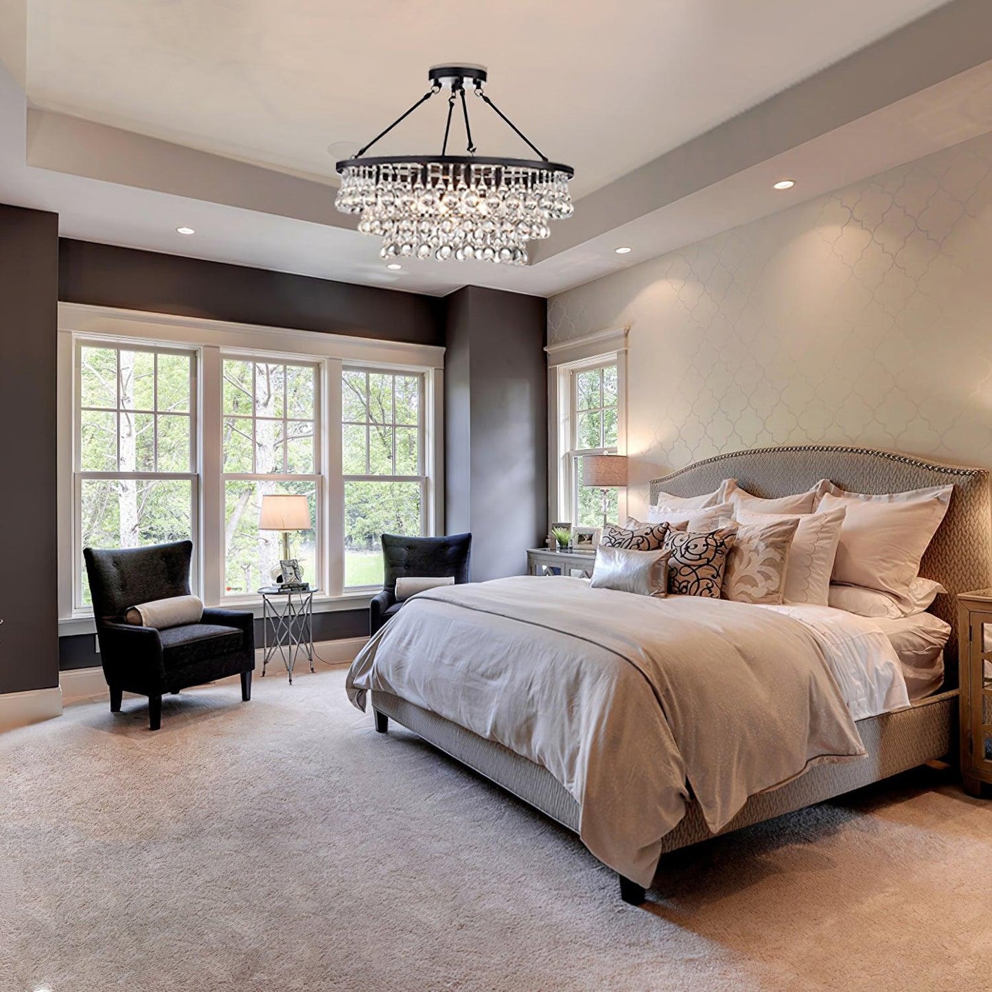 Unique Tiered Crystal Chandelier - YIOSI