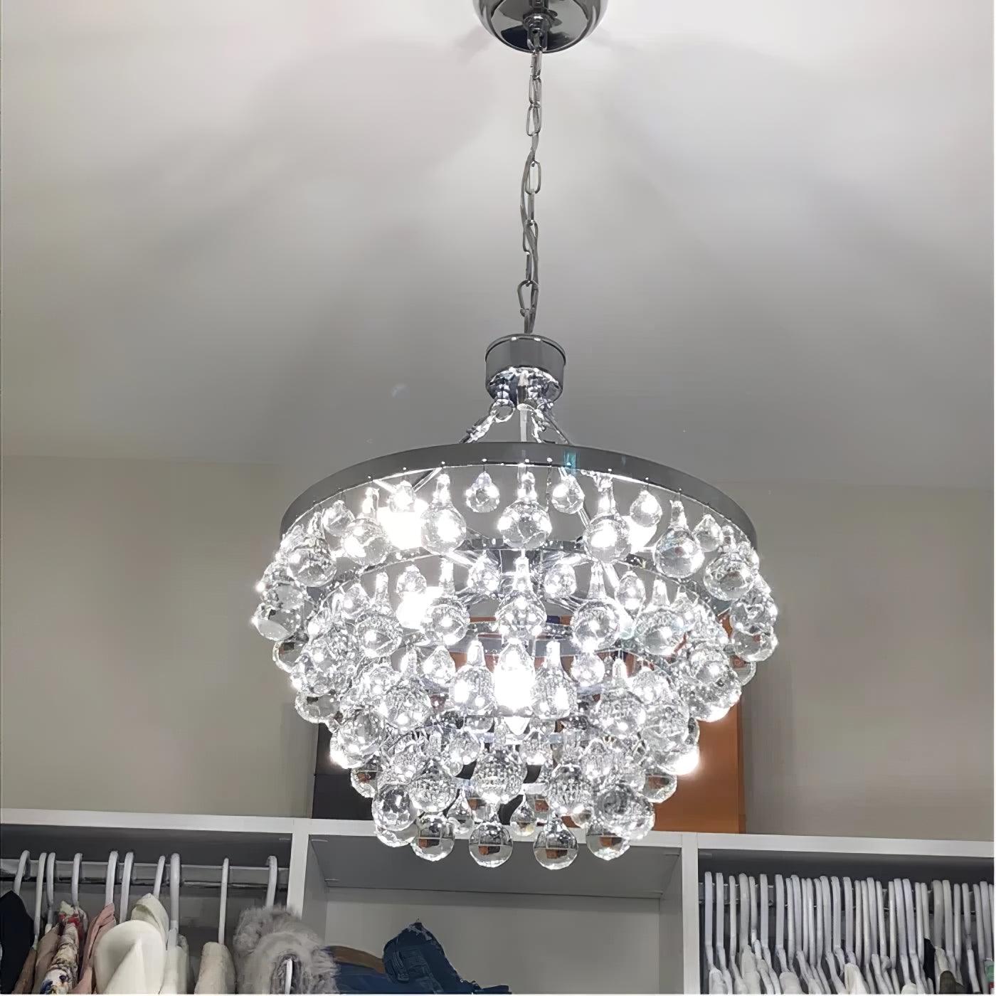Unique Tiered Crystal Chandelier - YIOSI