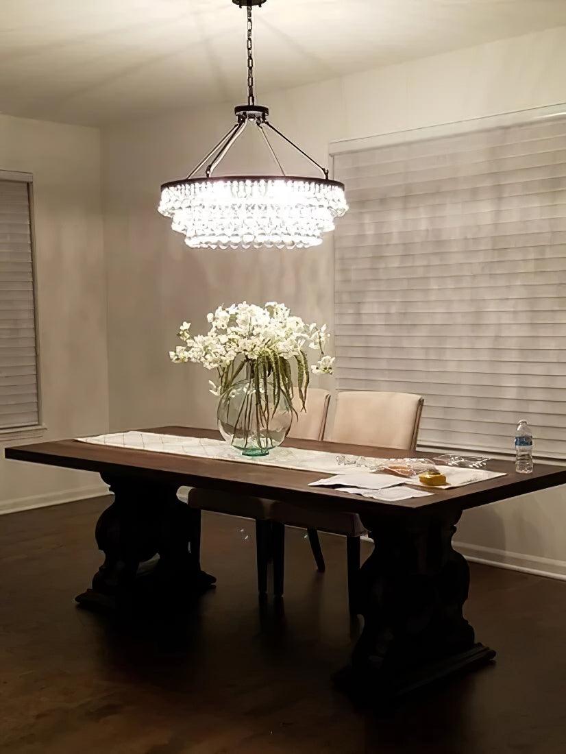 Unique Tiered Crystal Chandelier - YIOSI