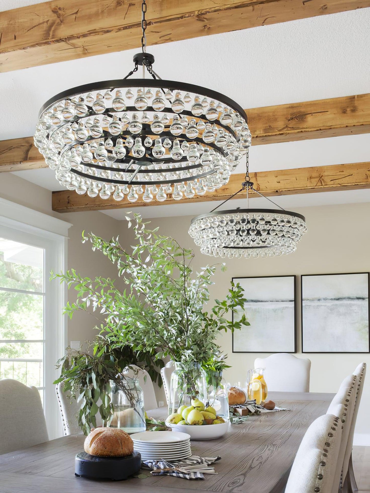 Unique Tiered Crystal Chandelier - YIOSI