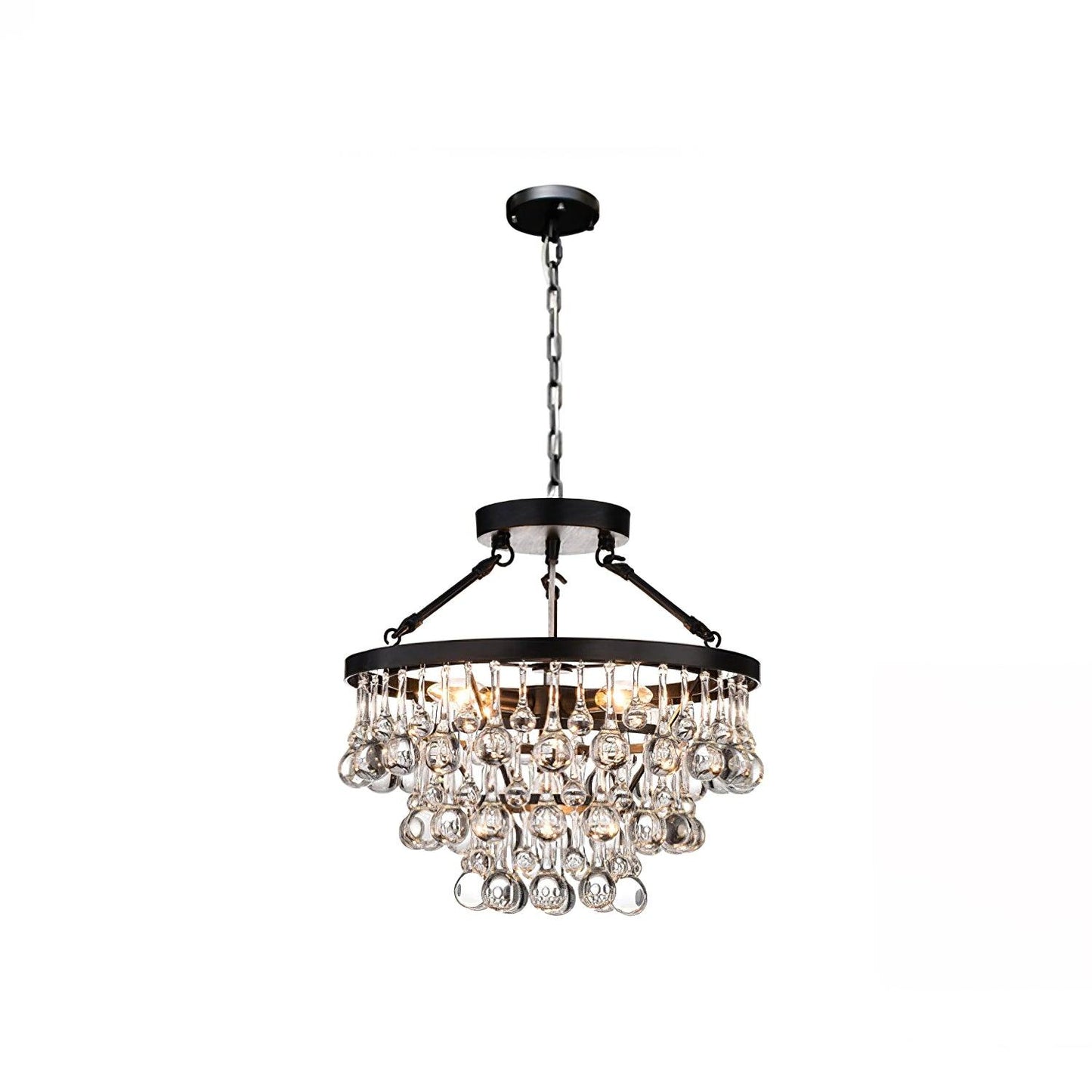 Unique Tiered Crystal Chandelier - YIOSI