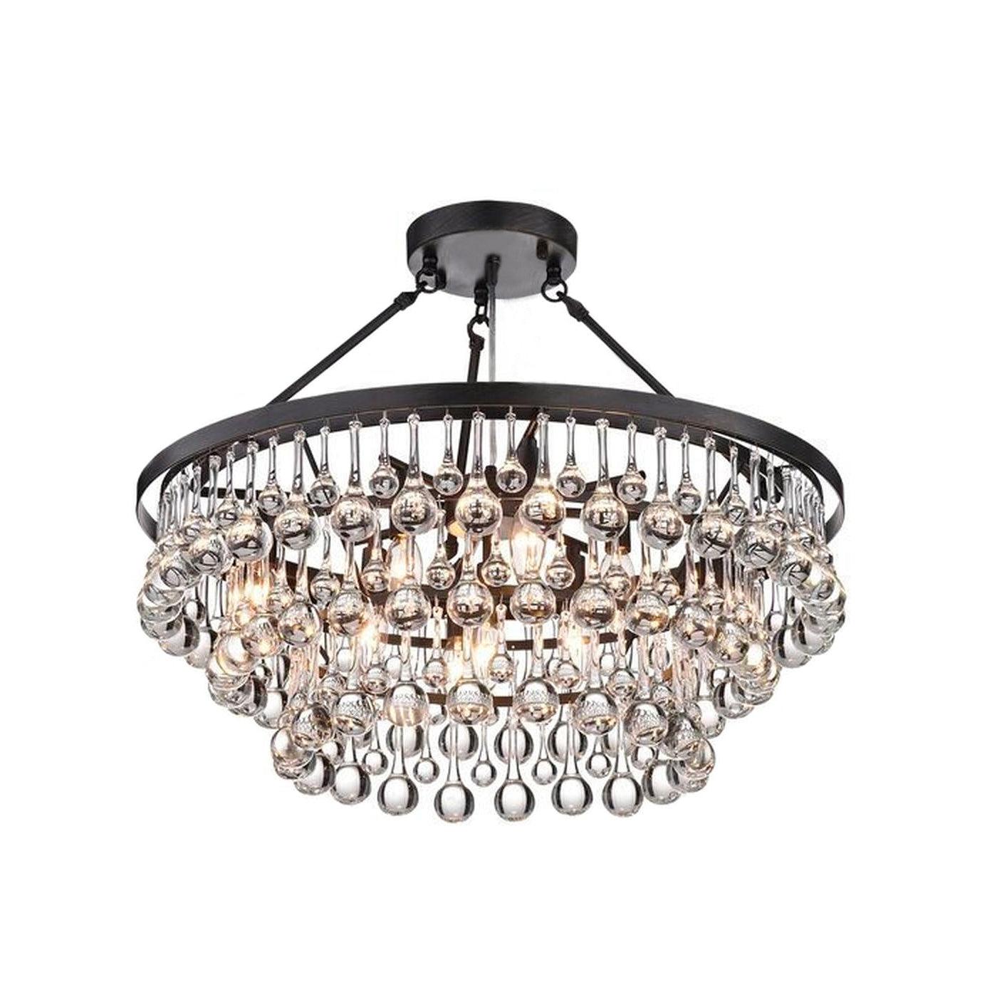 Unique Tiered Crystal Chandelier - YIOSI
