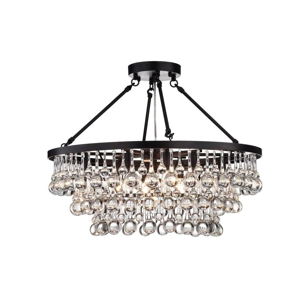 Unique Tiered Crystal Chandelier - YIOSI