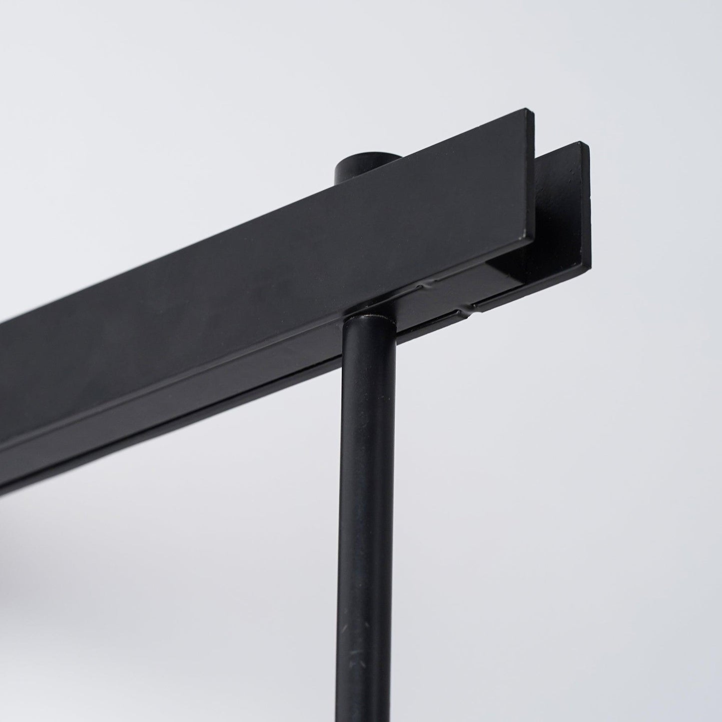 Vadim Glass Wall Lamp – Black & Gold Metal Sconce with Clear Glass, 51‑in & 67‑in Options