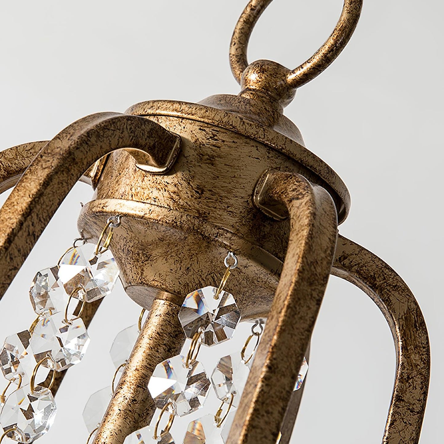 Gold Valentina Crystal Chandelier with Adjustable Heads – Luxury Ceiling Light