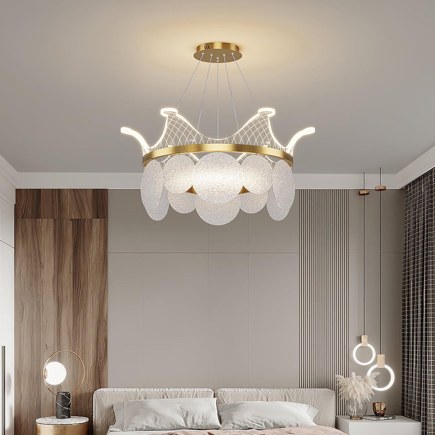 Vassar Crown Chandelier - YIOSI