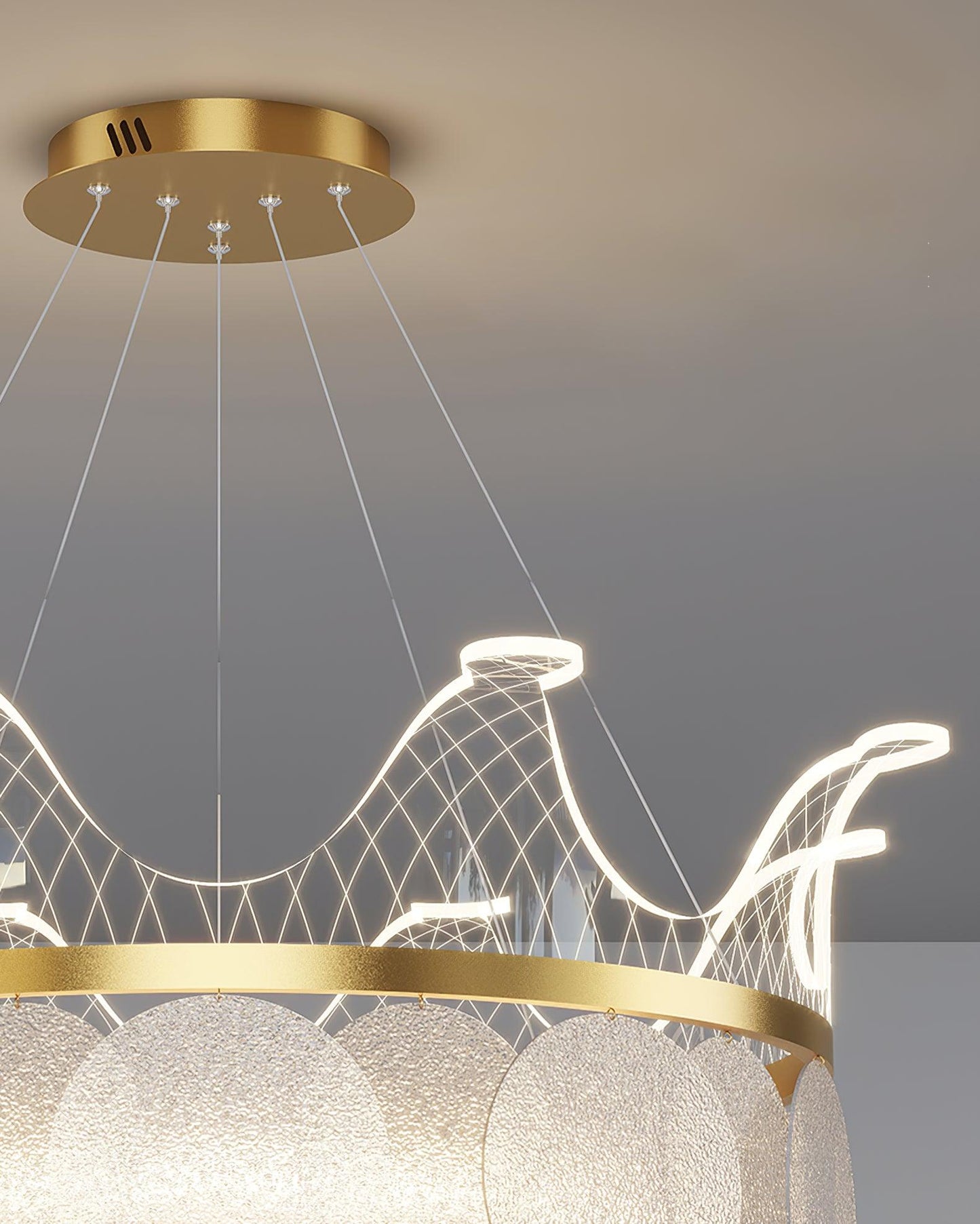 Vassar Crown Chandelier - YIOSI